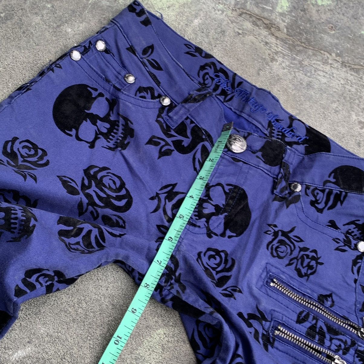 Japanese Brand Japanese pants towell skull art Size 29" - 12 Thumbnail