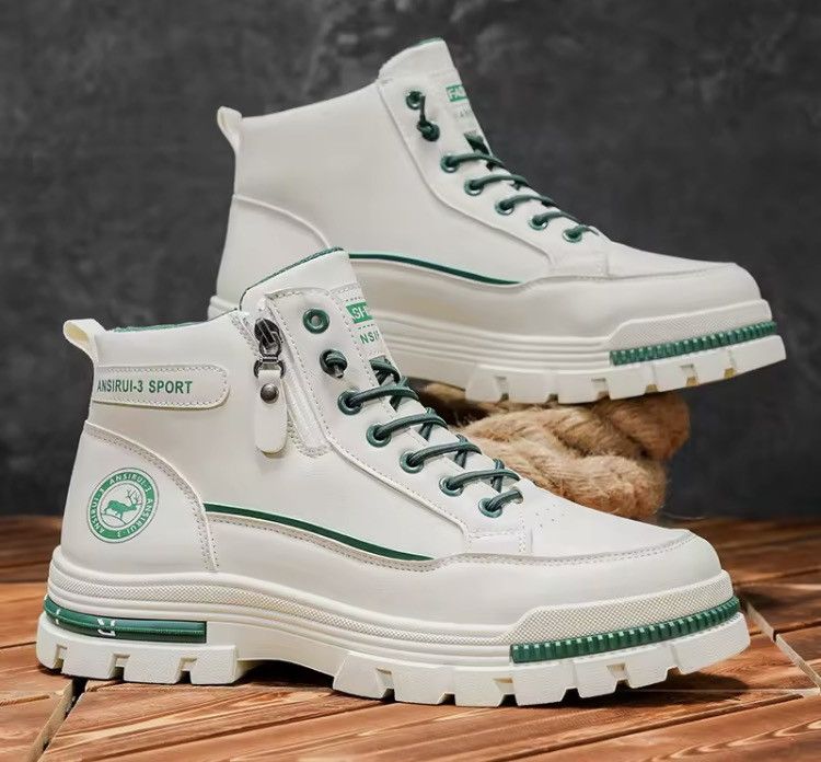 Japanese Brand PVC Utility Mid-Top Sneakers Shoe Size US 7 / EU 40 - 1 Thumbnail