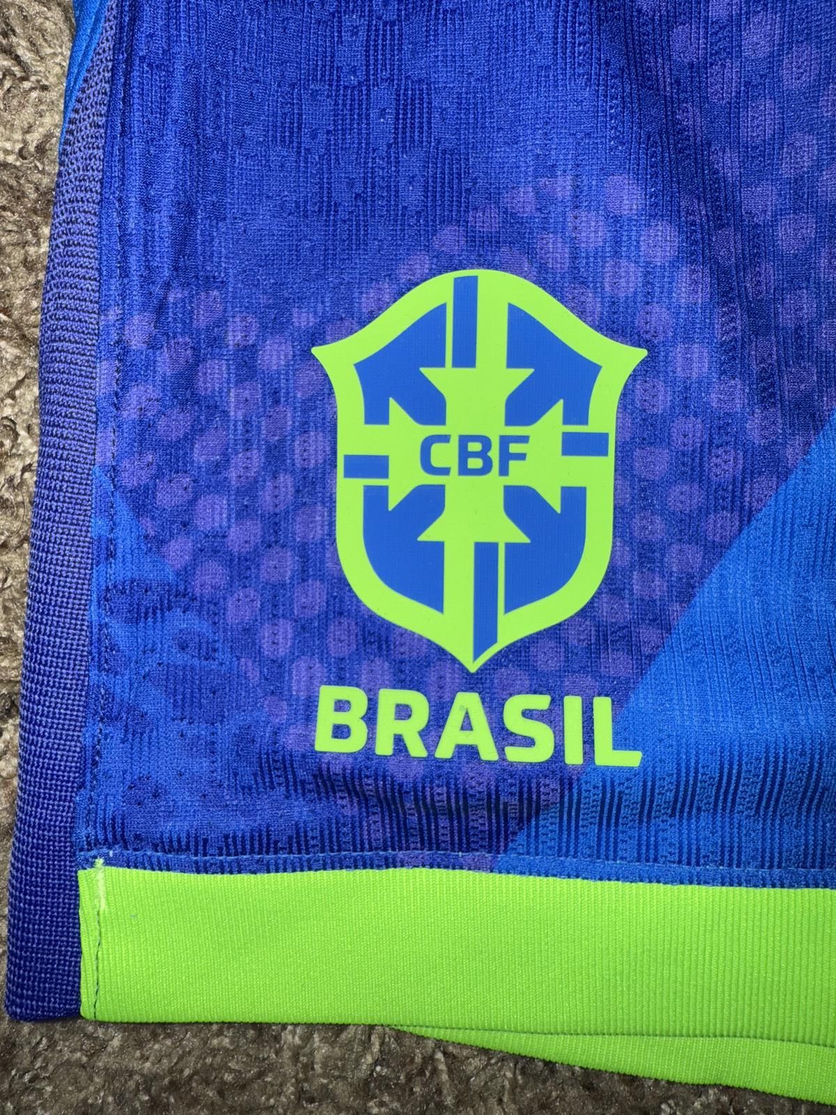 Nike Nike Brasil (Brazil) Team Issue 2025/2026 Dri-Fit ADV Soccer Shorts Sample Size US 34 / EU 50 - 4 Thumbnail