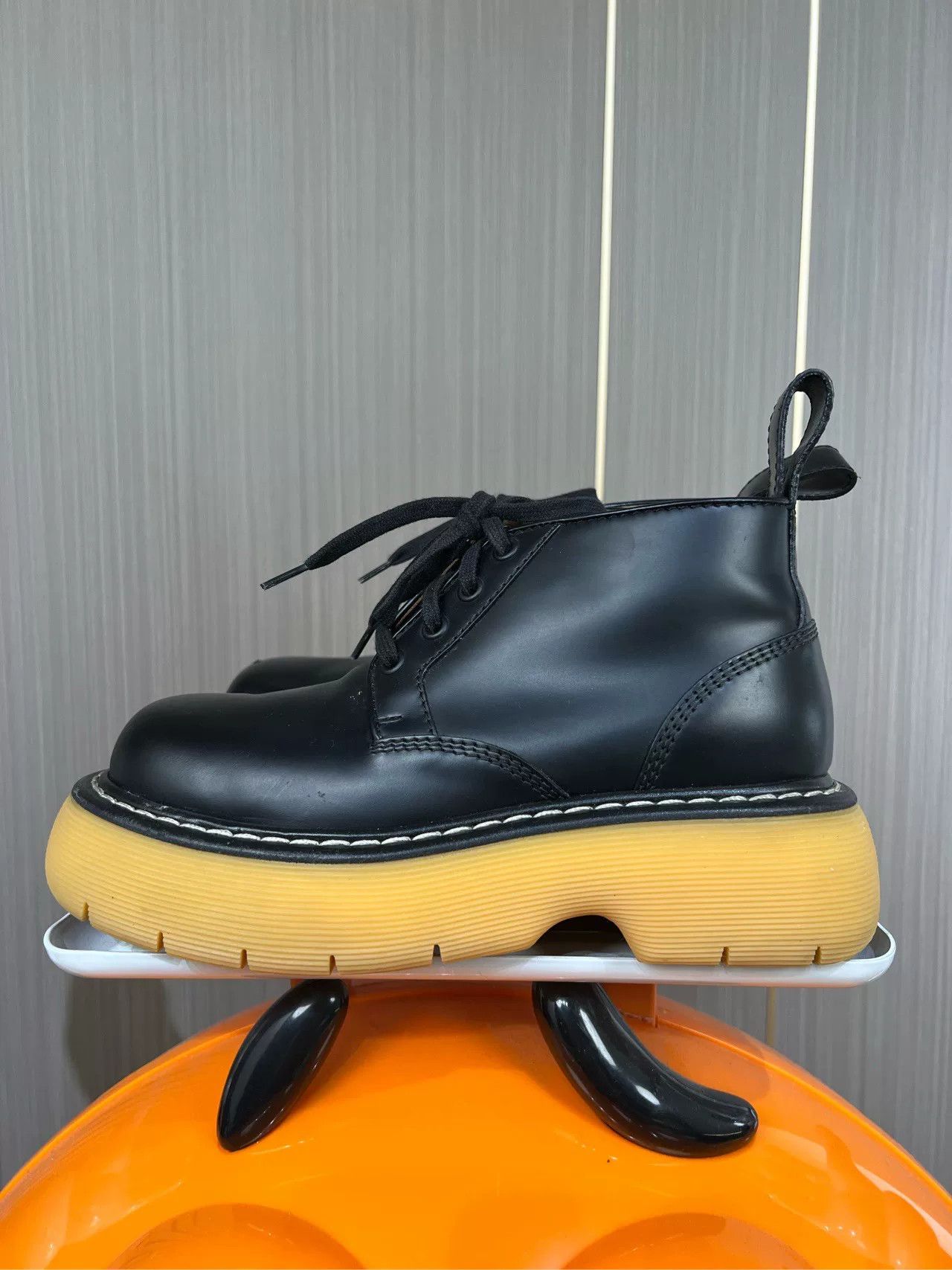 Bottega Veneta Bottega Veneta Swell Thick Sole Martin Boots Size US 4 / IT 34 - 1 Thumbnail