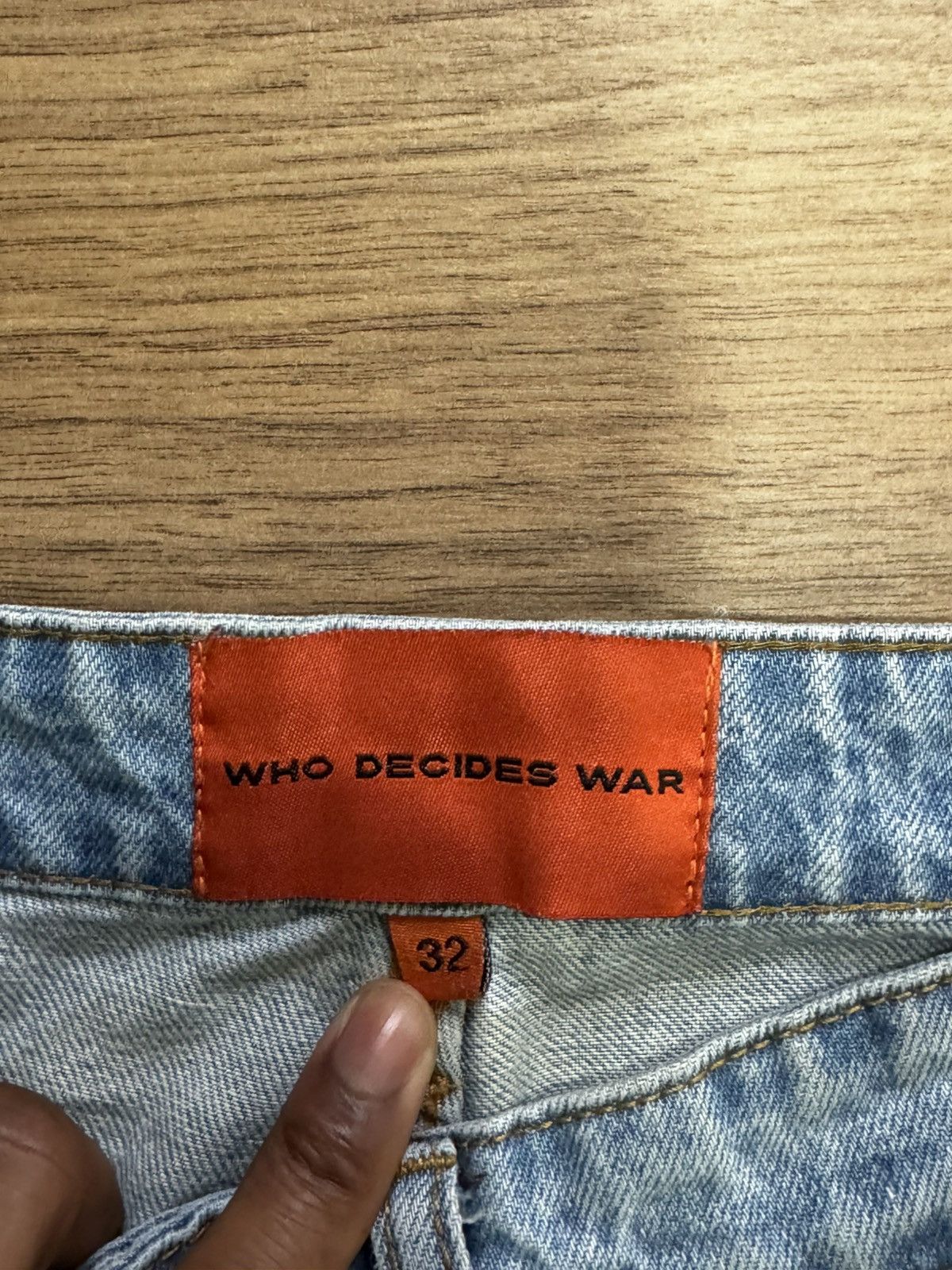 Who Decides War Who decides war scripture jeans SZ 32 Size US 32 / EU 48 - 3 Thumbnail