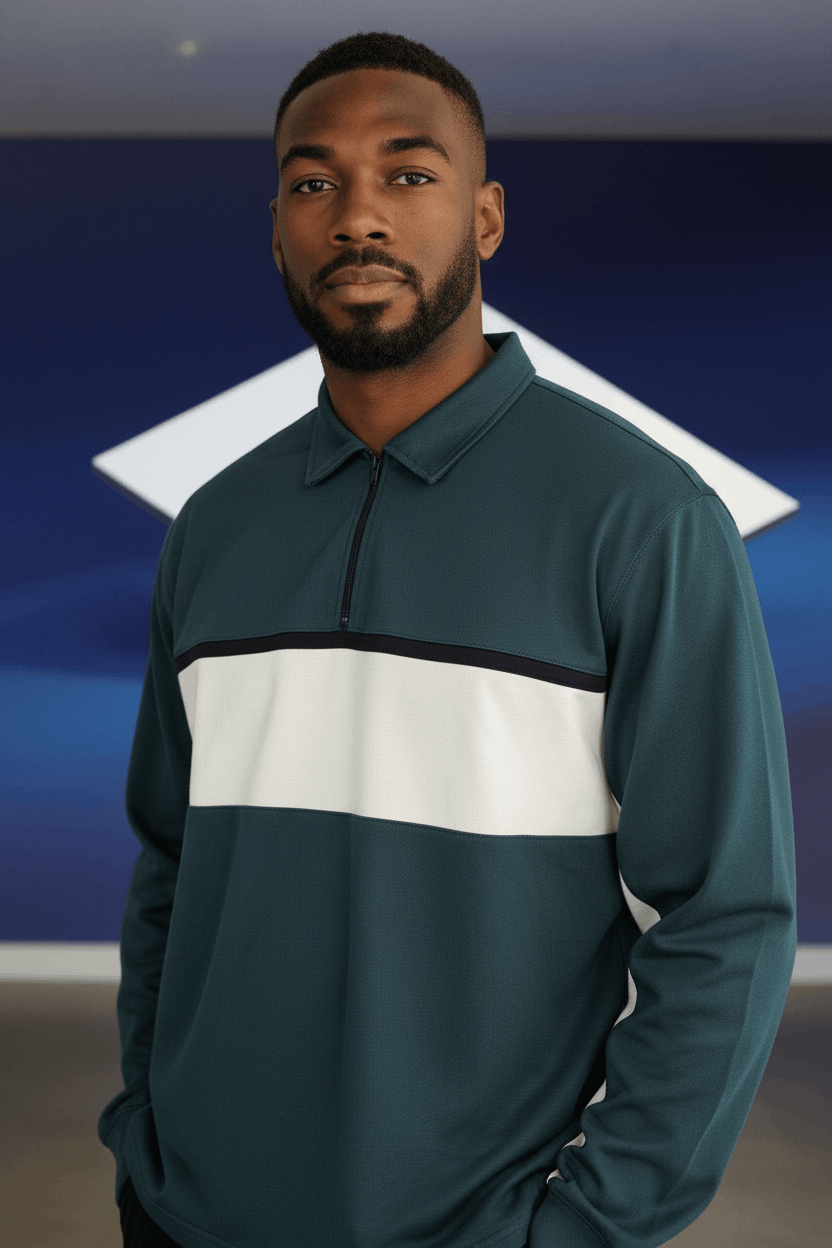 Japanese Brand JOURNAL STANDARD x Russell Athletic Polo Jumper Sweatshirt Size US M / EU 48-50 / 2 - 2 Thumbnail