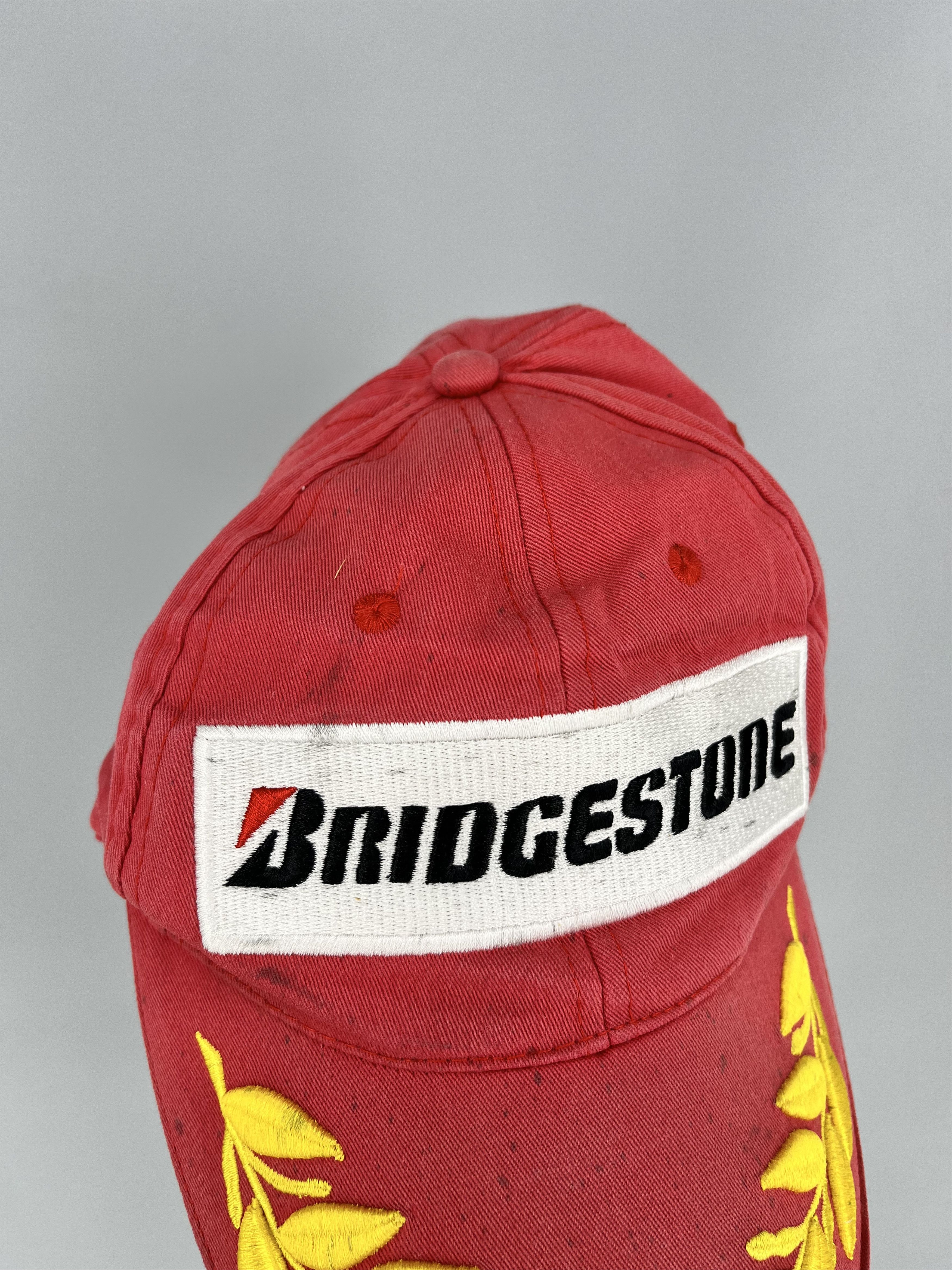 Vintage Vintage y2k Bridgestone Cap Hat Michael Schumacher F1 Size ONE SIZE - 8 Thumbnail