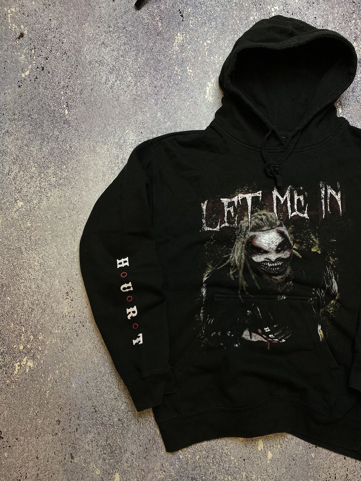 Japanese Brand × Vintage 💥VINTAGE BRAY WYATT LET ME IN BIG LOGO SCARY HOODIE Size US L / EU 52-54 / 3 - 4 Thumbnail