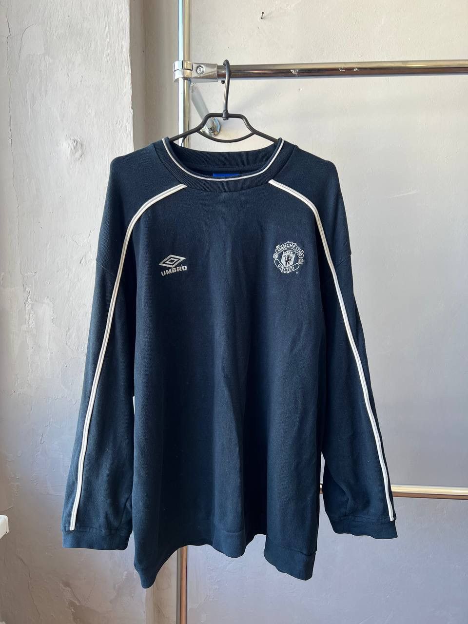 Vintage 1998/99 MANCHESTER UNITED TRAINING UMBRO SOCCER SWEATSHIRT Size US XXL / EU 58 / 5 - 2 Thumbnail