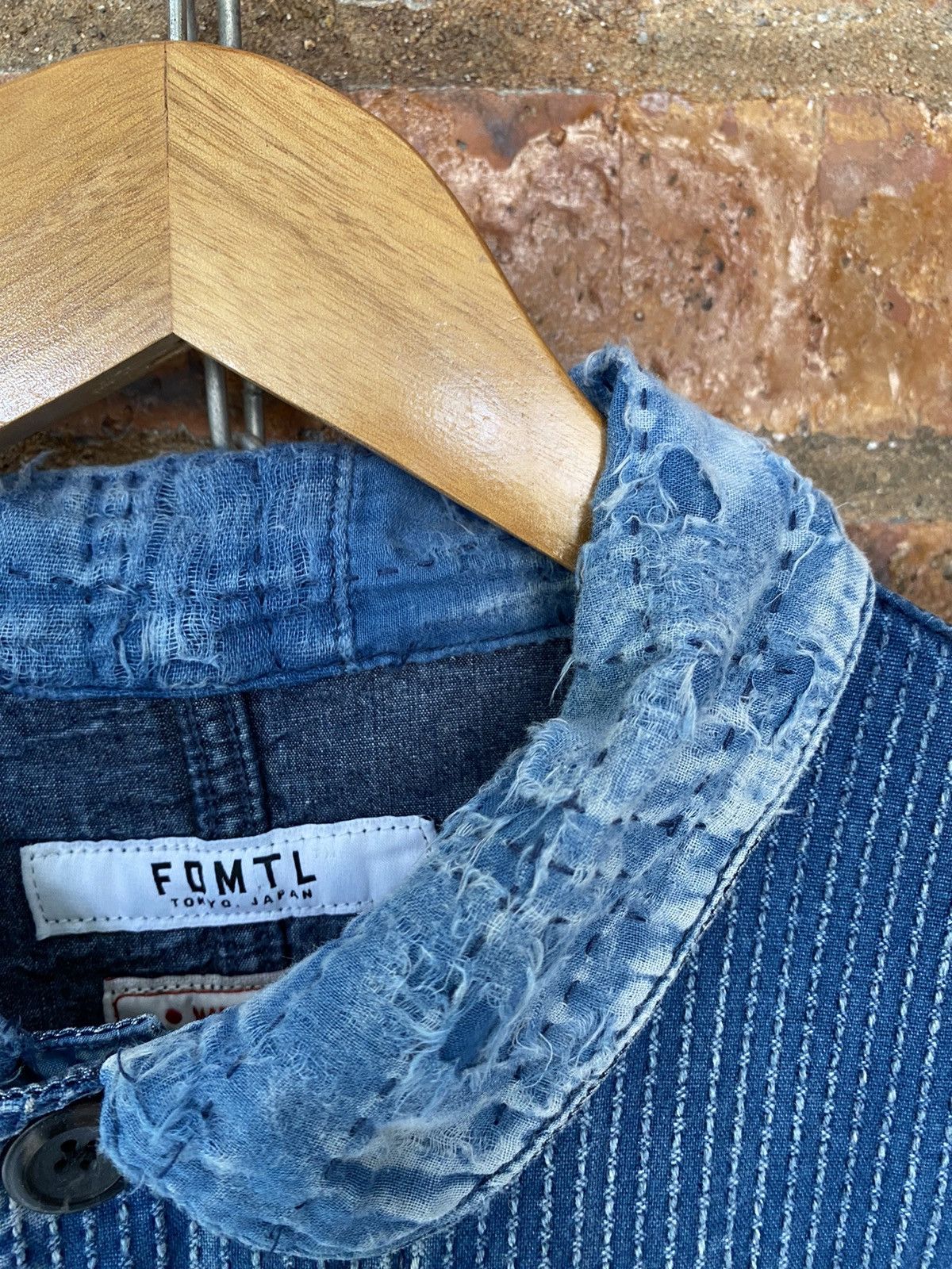 FDMTL Iconic Sashiko Boro Jacket 10 Year Wash Size US L / EU 52-54 / 3 - 15 Thumbnail