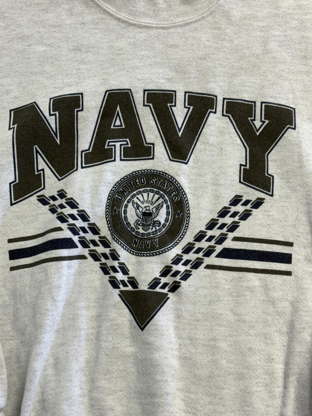 Other Vintage Navy Crewneck - MJ Soffee Made in USA - L Size US L / EU 52-54 / 3 - 4 Thumbnail