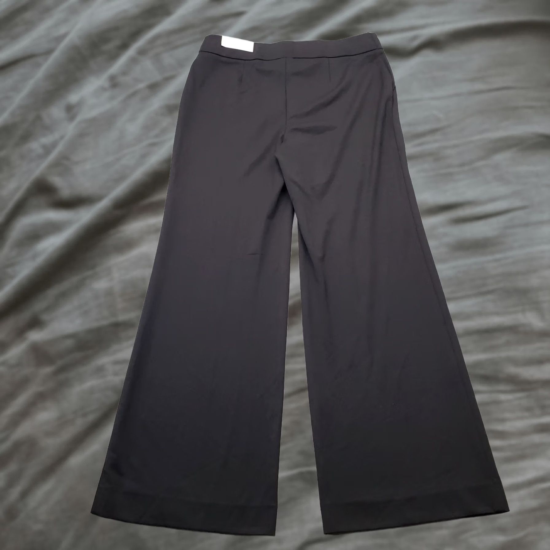 Vintage Chico's Trouser Pants Women 8 Black Ponte Stretch Relaxed Wide-Leg Pockets Pants Size 30" / US 8 / IT 44 - 1 Thumbnail