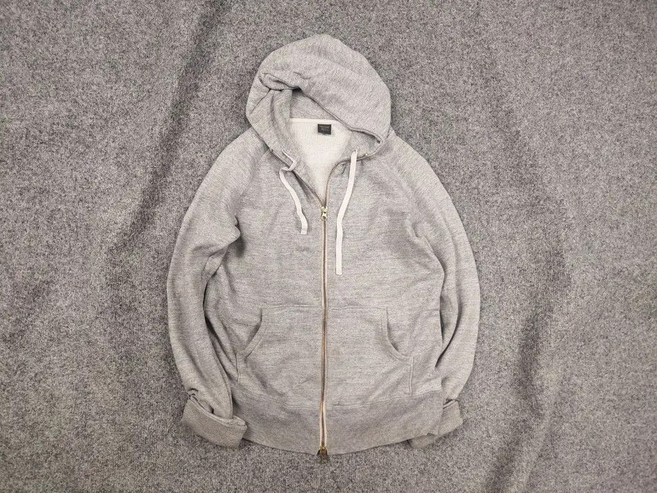 URBAN RESEARCH DOORS Urban Research Doors Vintage Japan Zip blank Gray Hoodie Size US S / EU 44-46 / 1 - 1 Thumbnail