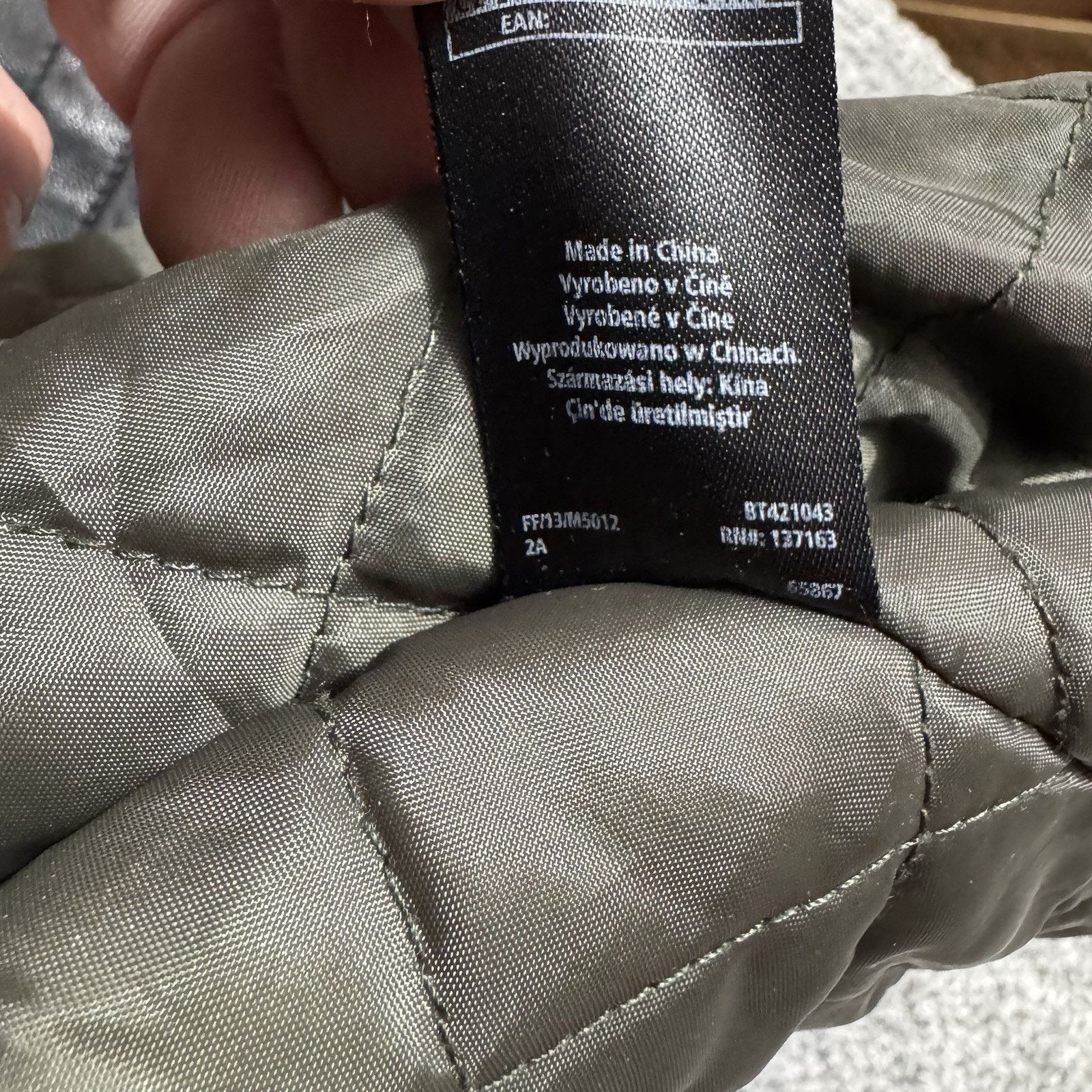 Other F&F Jacket Womens Size 10 Quilted Lined Faux Leather Sleeve Size L / US 10 / IT 46 - 10 Thumbnail