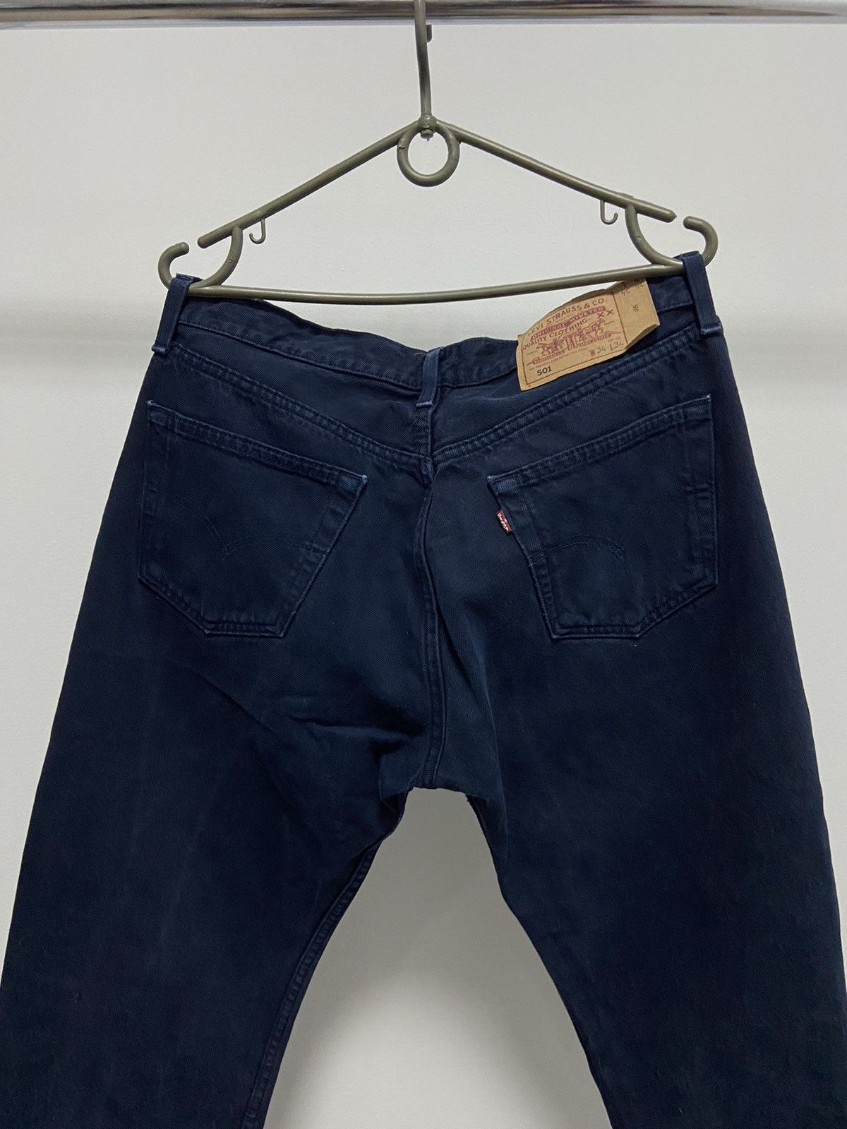 Levi's Levis 501 Vintage jeans Pants Selvedge Y2K Casuals Size US 34 / EU 50 - 3 Thumbnail
