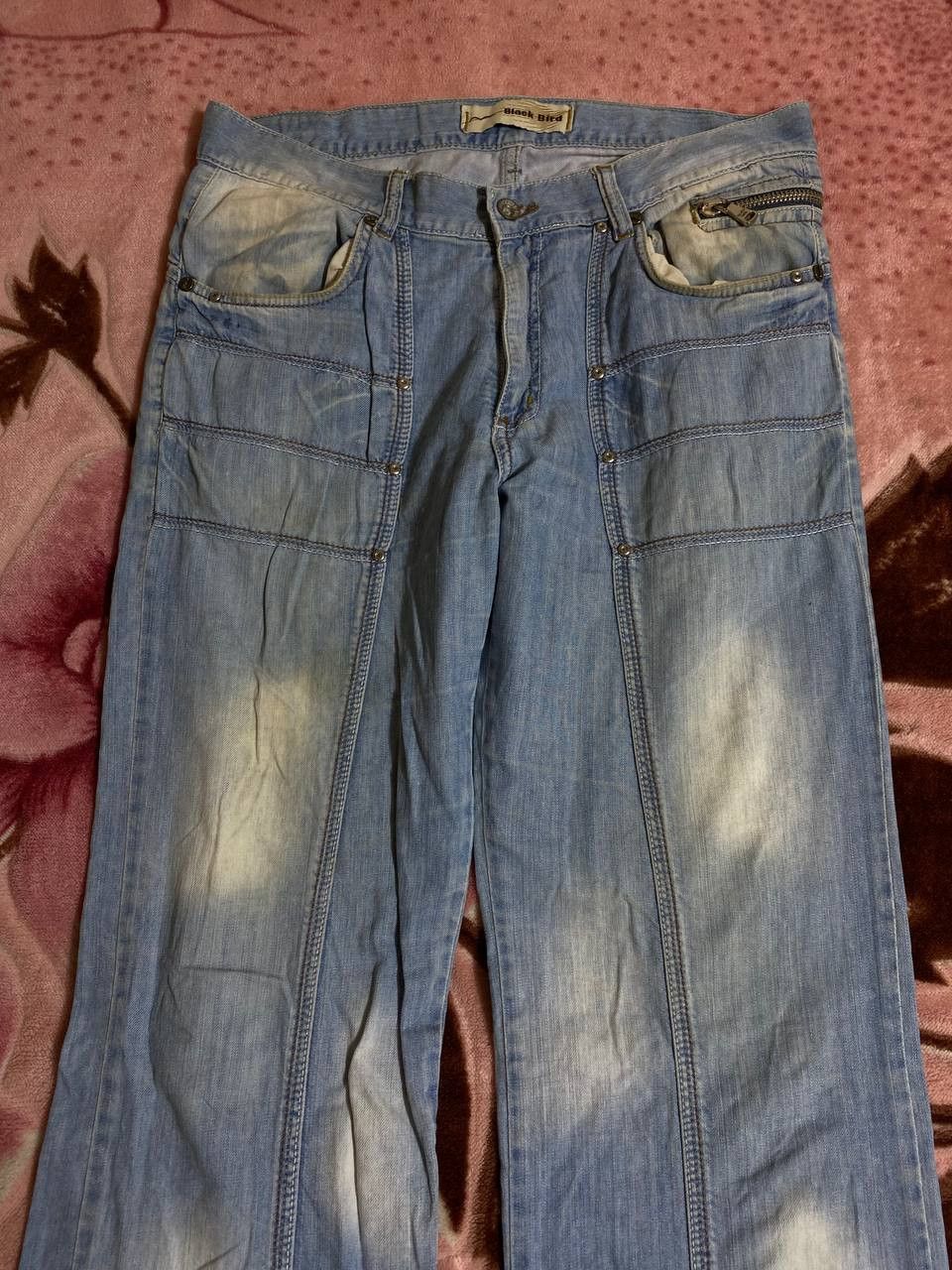 Japanese Brand × Vintage Vintage pants Denim y2k distressed punk Japan style Size US 34 / EU 50 - 10 Thumbnail