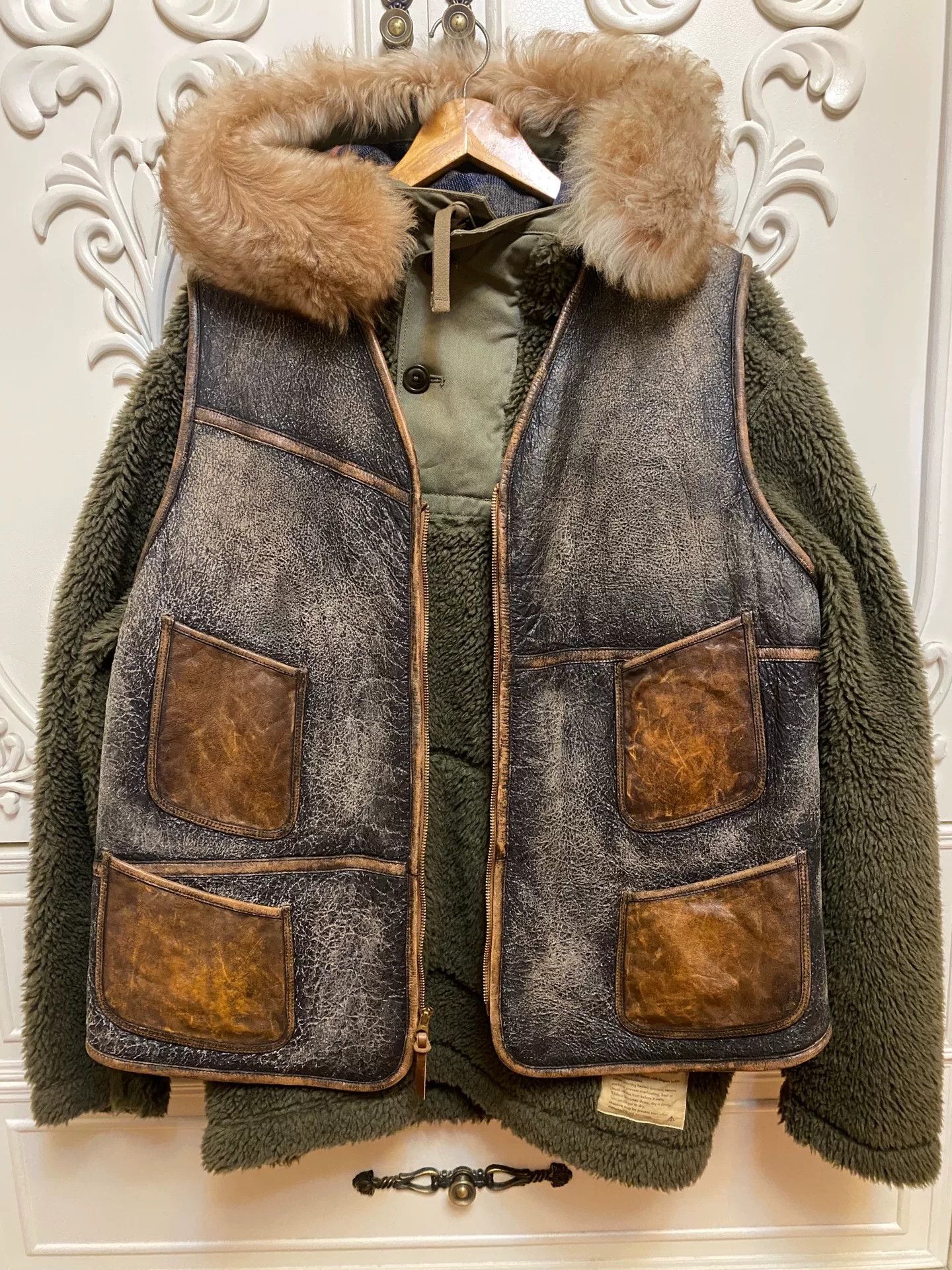 RRL Ralph Lauren double rl rrl m43 pile hood jacket parka Size US L / EU 52-54 / 3 - 1 Thumbnail
