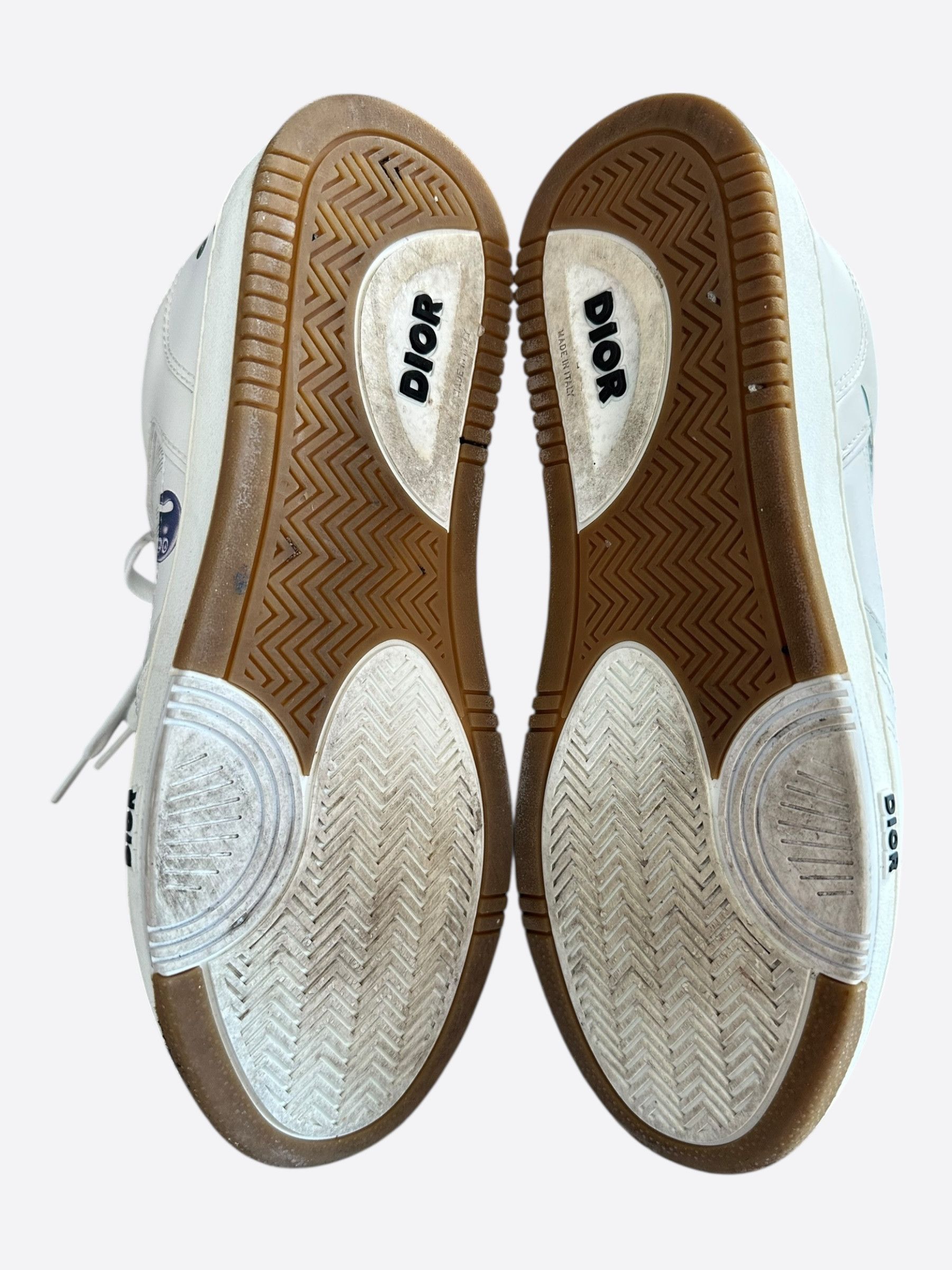 Dior Kenny Scharf White & Multicolor Oblique Faces B27 Sneakers Size US 10 / EU 43 - 7 Thumbnail