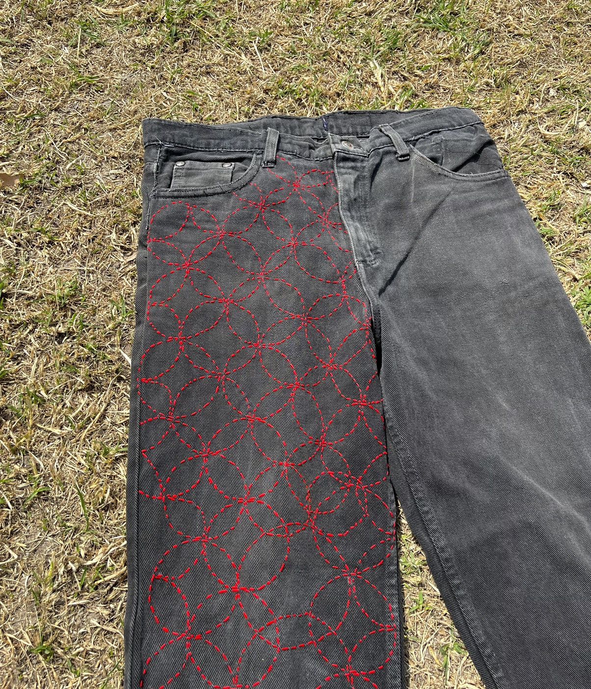 Levi's Vintage Clothing Levi´s Silvert Tab / Sashiko Custom Size US 30 / EU 46 - 3 Thumbnail