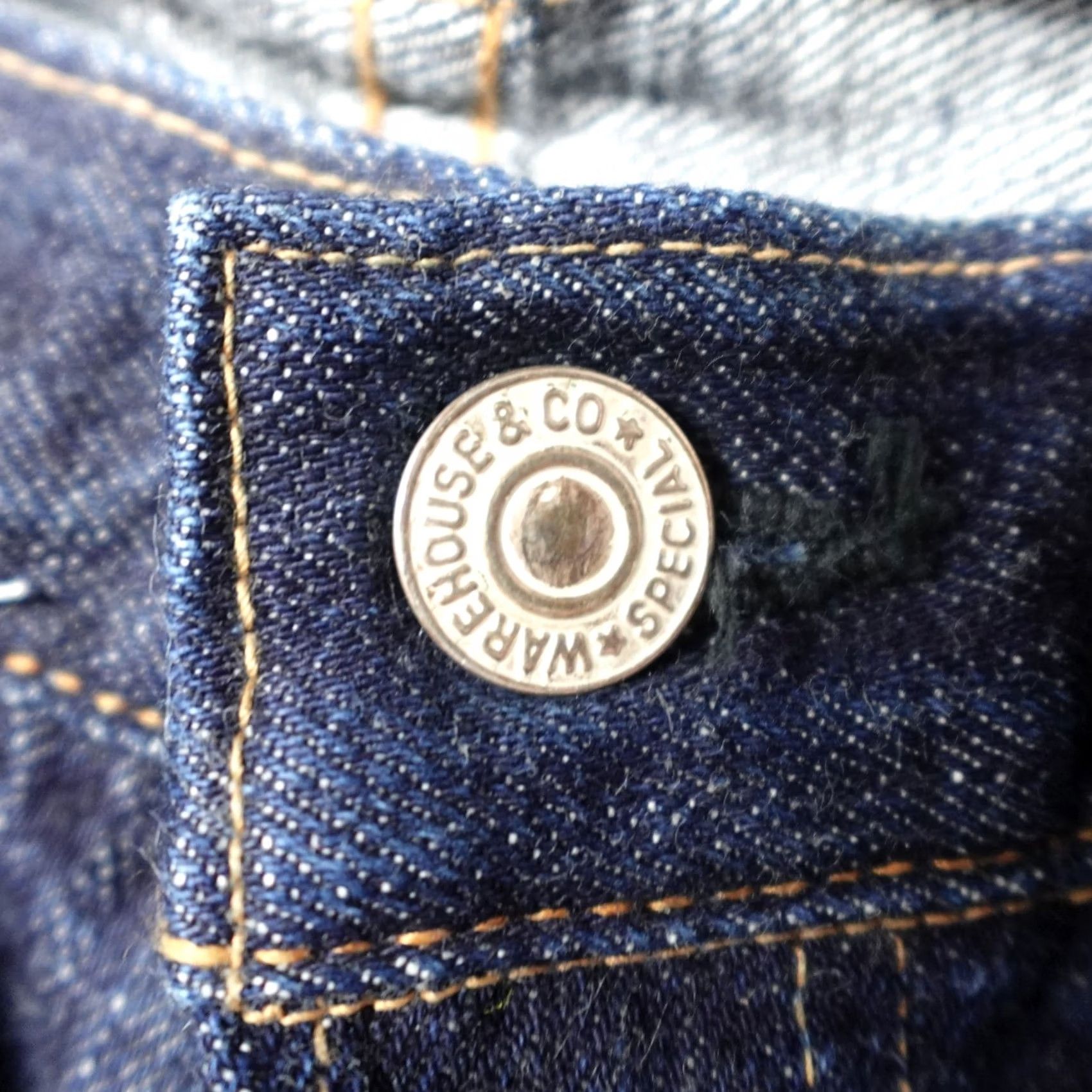 Warehouse Warehouse & Co Jeans - Selvedge Blue 32 W32 L30 Mens Size US 32 / EU 48 - 6 Thumbnail