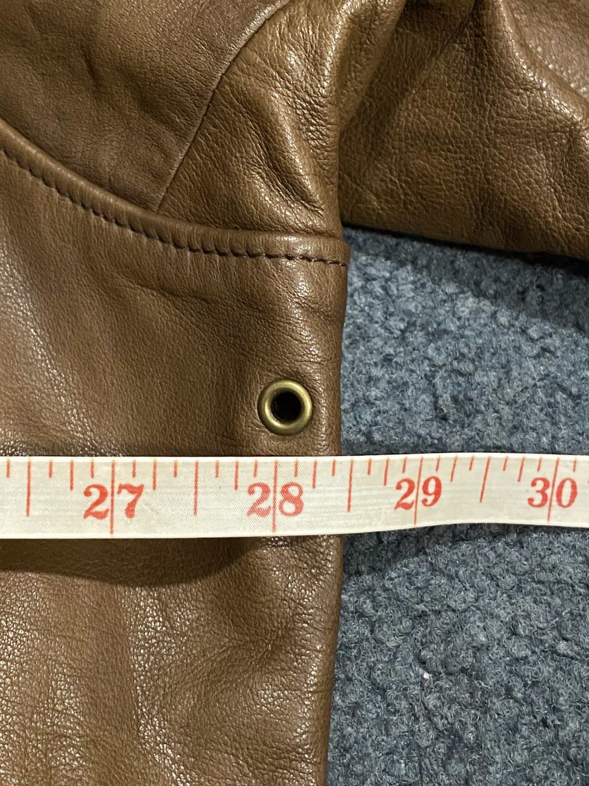 Polo Ralph Lauren × Vintage POLO RALPH LAUREN LEATHER FLIGHT JACKET Size US XXL / EU 58 / 5 - 11 Thumbnail