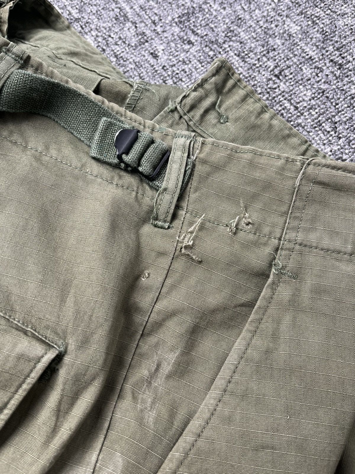 Vintage Vintage Millitary rip stop OG-107 mfg cargo pants Size US 32 / EU 48 - 6 Thumbnail