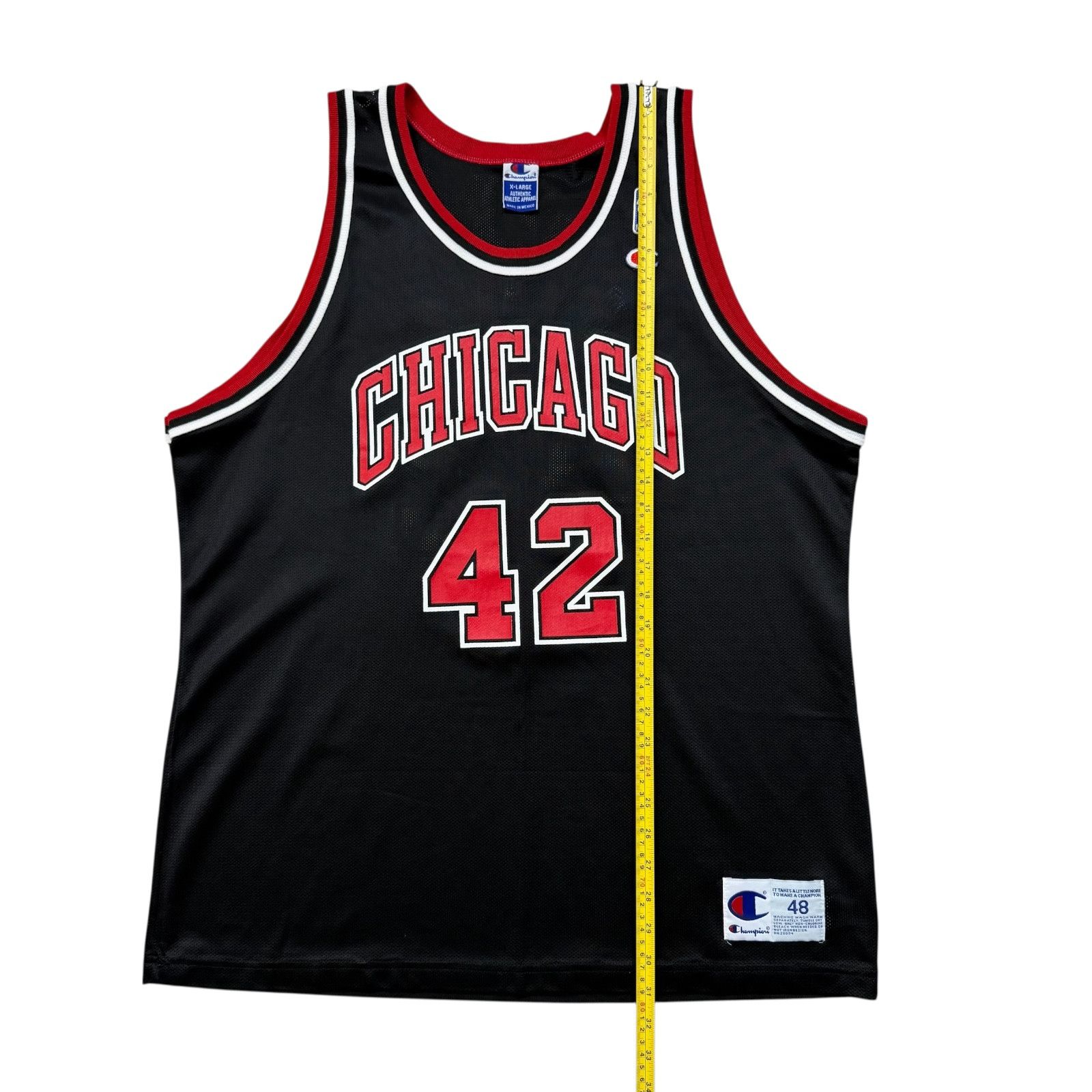 NBA VTG 90s CHICAGO BULLS ELTON BRAND #42 CHAMPION JERSEY 48 Size US L / EU 52-54 / 3 - 7 Thumbnail