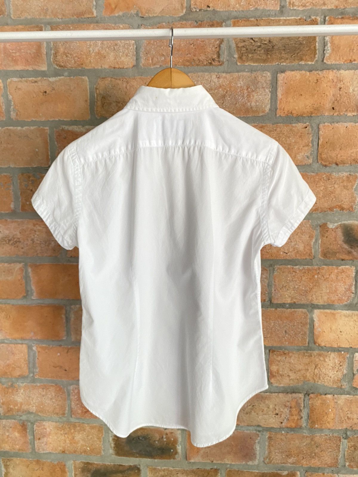 Polo Ralph Lauren POLO RALPH LAUREN White Short-Sleeve Button-Up Shirt Size M / US 6-8 / IT 42-44 - 16 Thumbnail