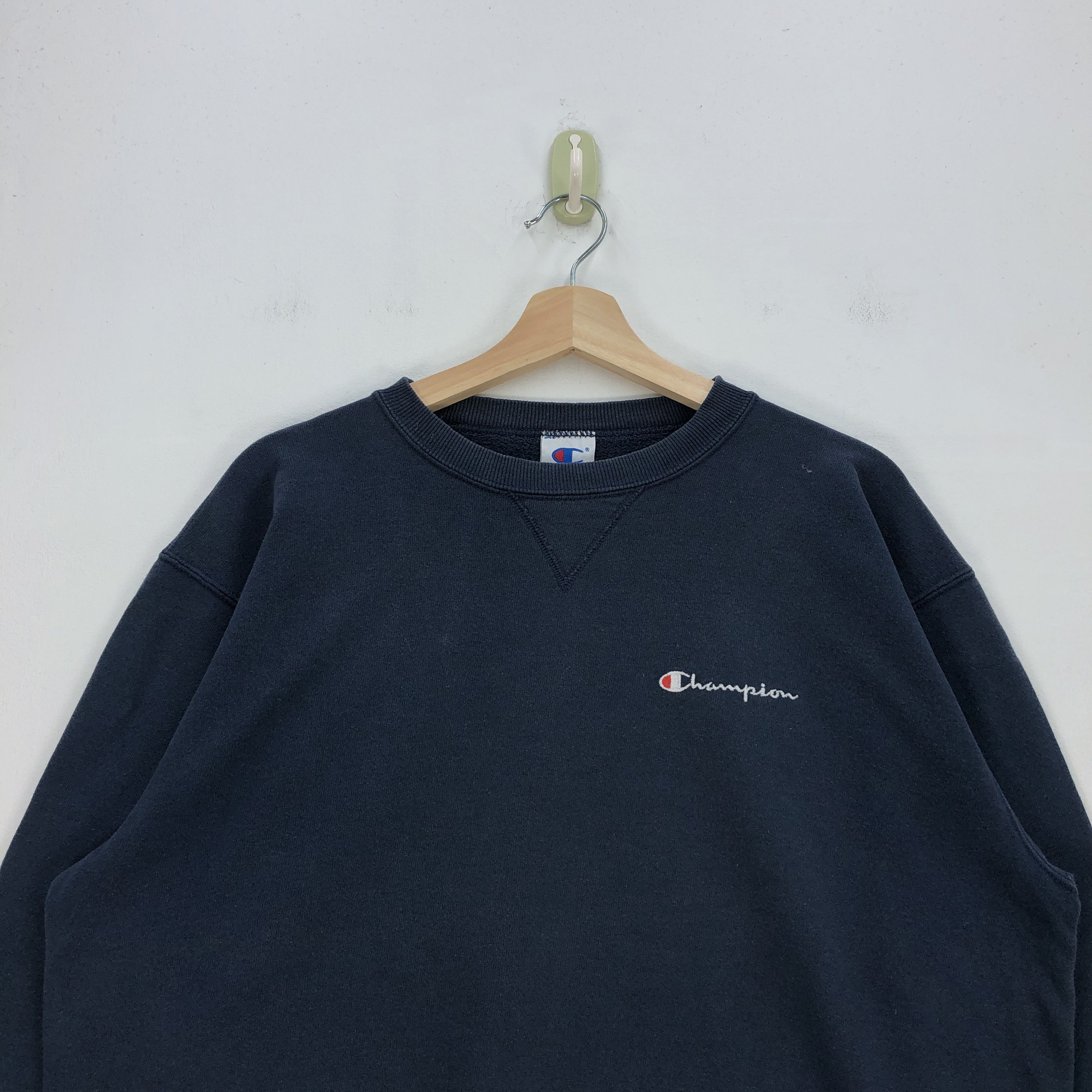 Champion Vintage 90s Champion Sweater Champion Sweatshirt Jumper Size US L / EU 52-54 / 3 - 2 Thumbnail