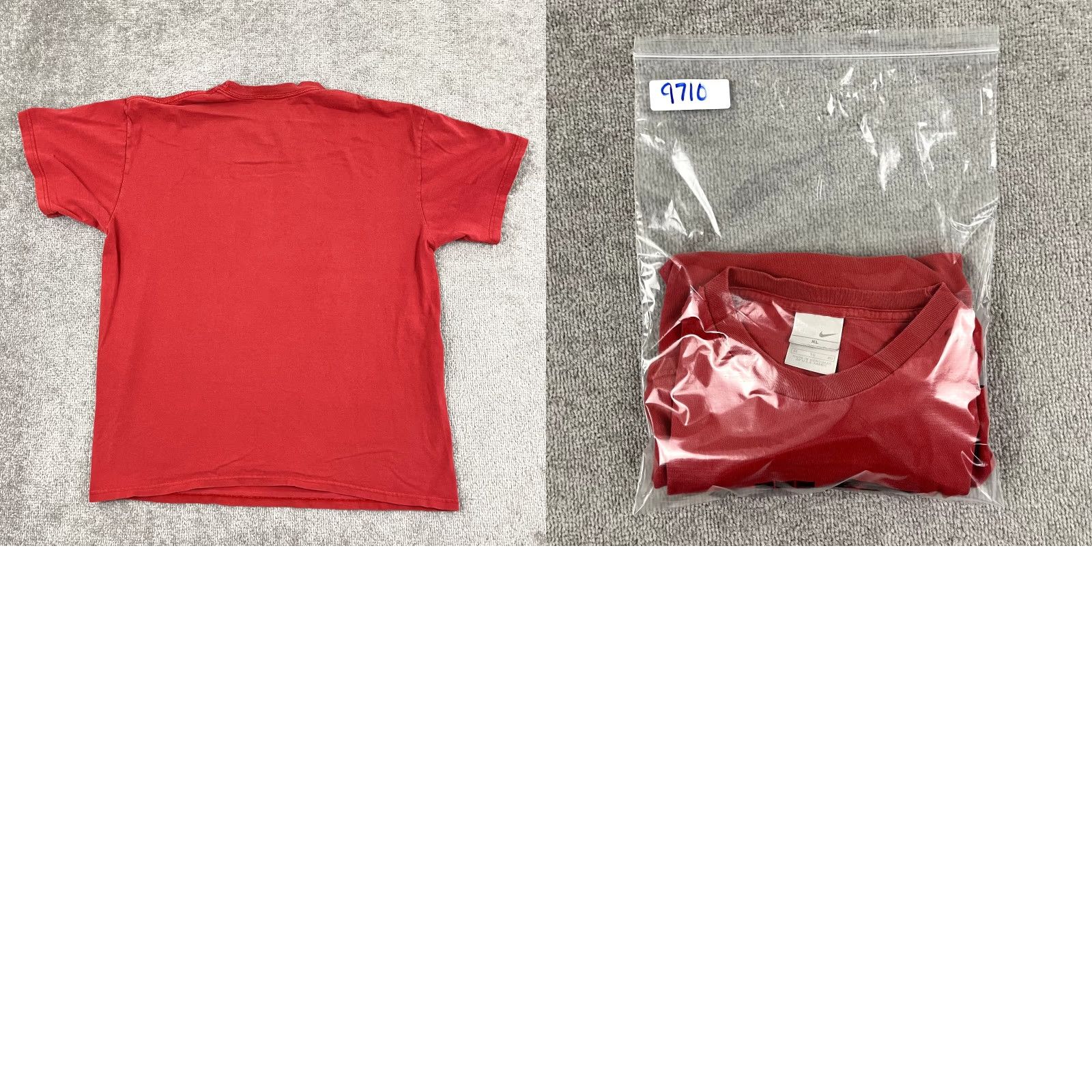 Nike VINTAGE Nike Shirt Mens XL Red Graphic Swoosh Check Tee Gray Tag Skate Retro Y2K Size US XL / EU 56 / 4 - 8 Thumbnail