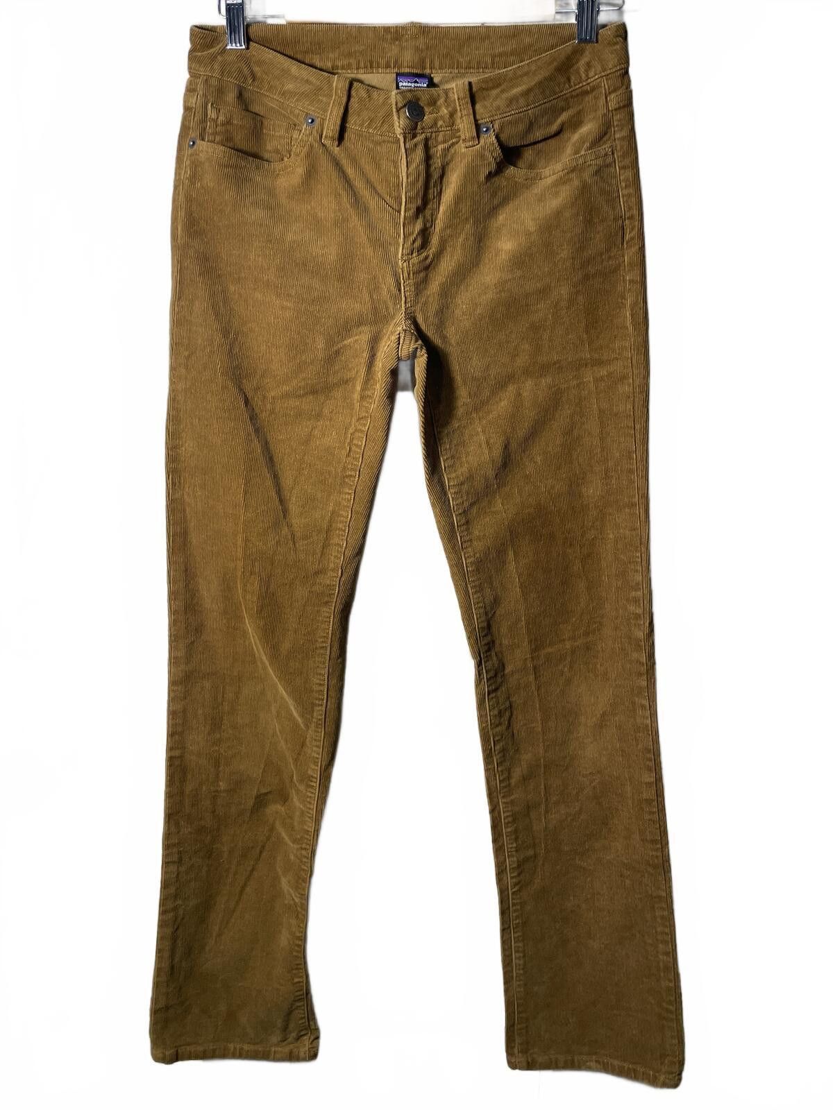 Patagonia Patagonia Organic Cotton Corduroy Pants Women's 27 Brown EUC Size 27" / US 4 / IT 40 - 1 Thumbnail