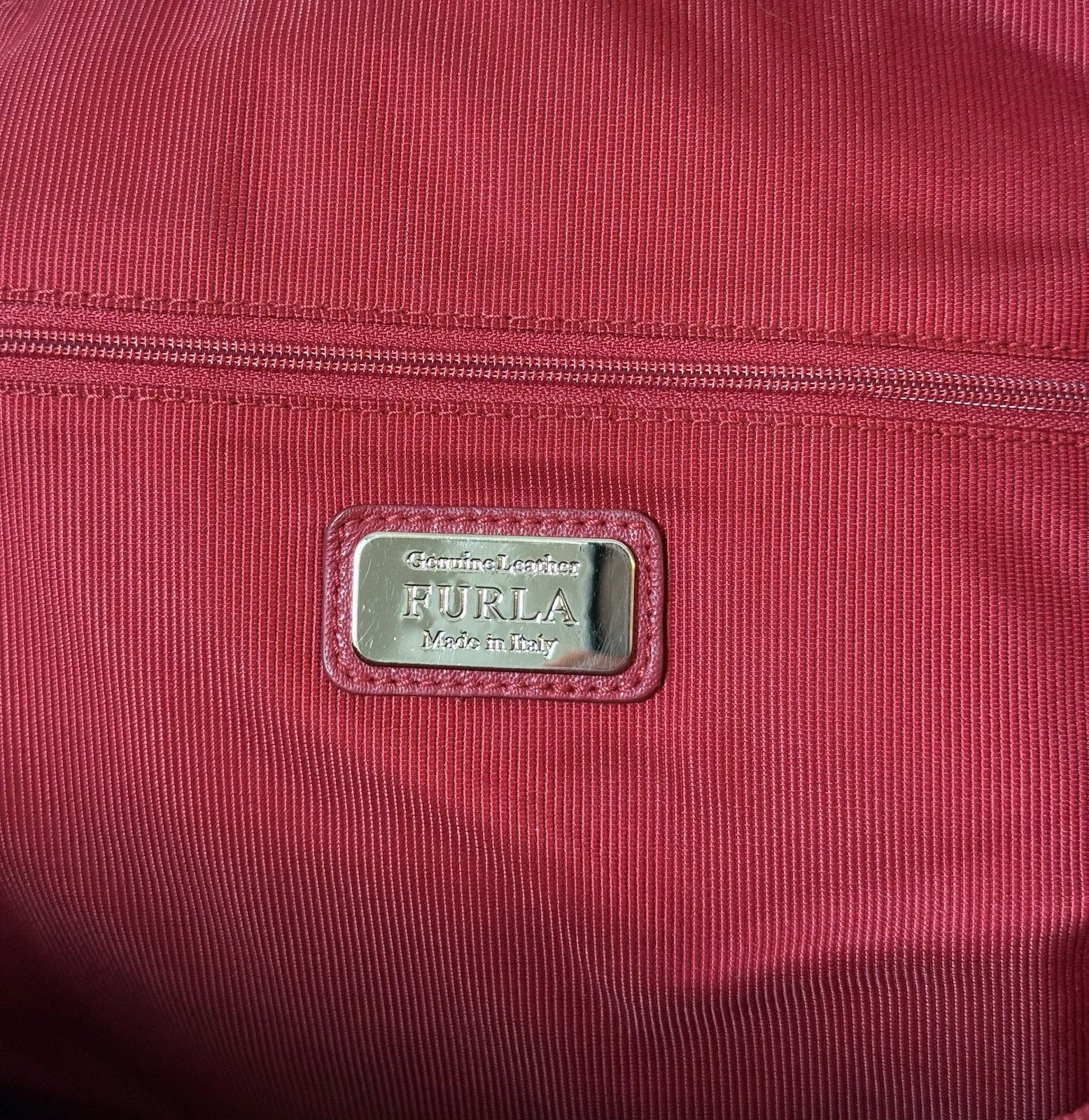 Furla Furla Twiggy Red Hand satchel Bag Leather 2 Way Tote Bag Size ONE SIZE - 19 Thumbnail