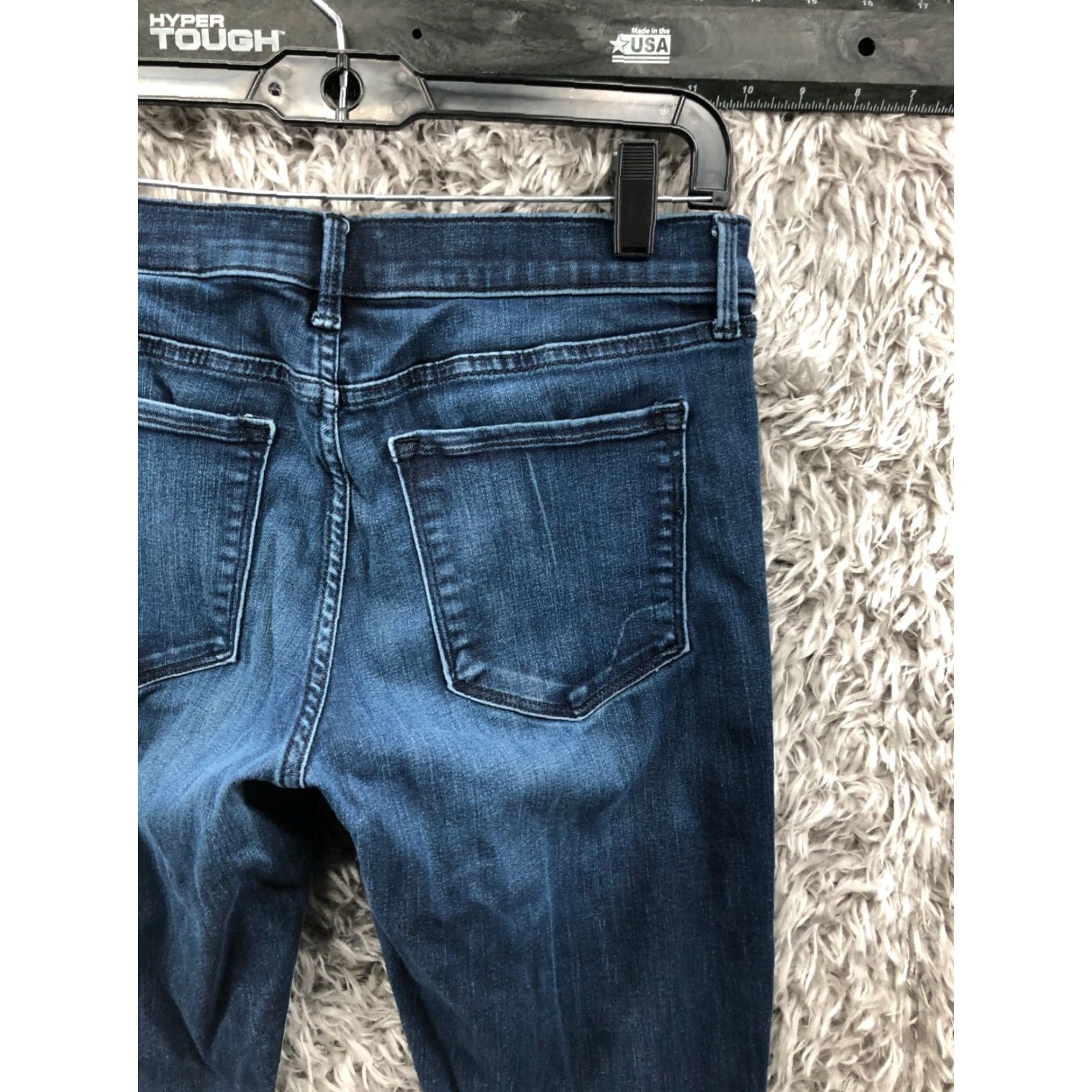 Banana Republic Banana Republic Skinny Jeans Size 28 Womens Mid Rise Dark Blue Denim Jeans Size 28" / US 6 / IT 42 - 6 Thumbnail