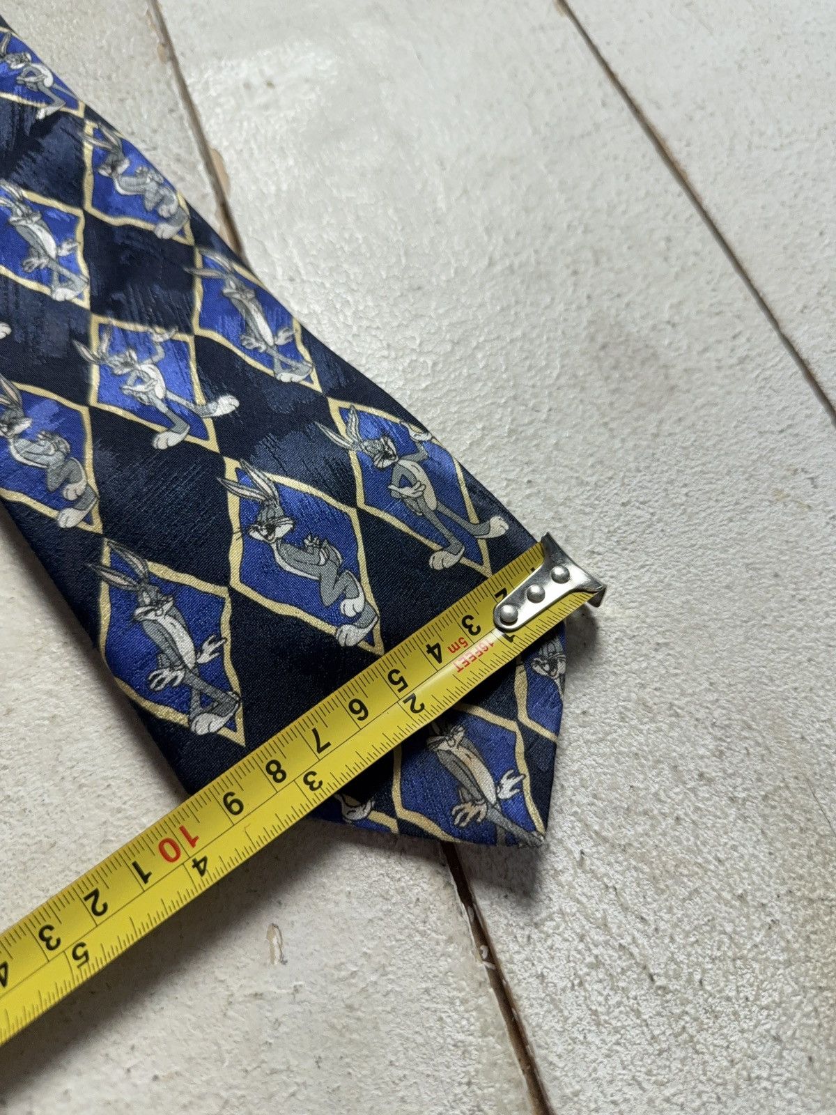 Warner Bros Retro Vintage 1996 USA Looney Tunes Bugs Bunny Novelty Tie Size ONE SIZE - 10 Thumbnail