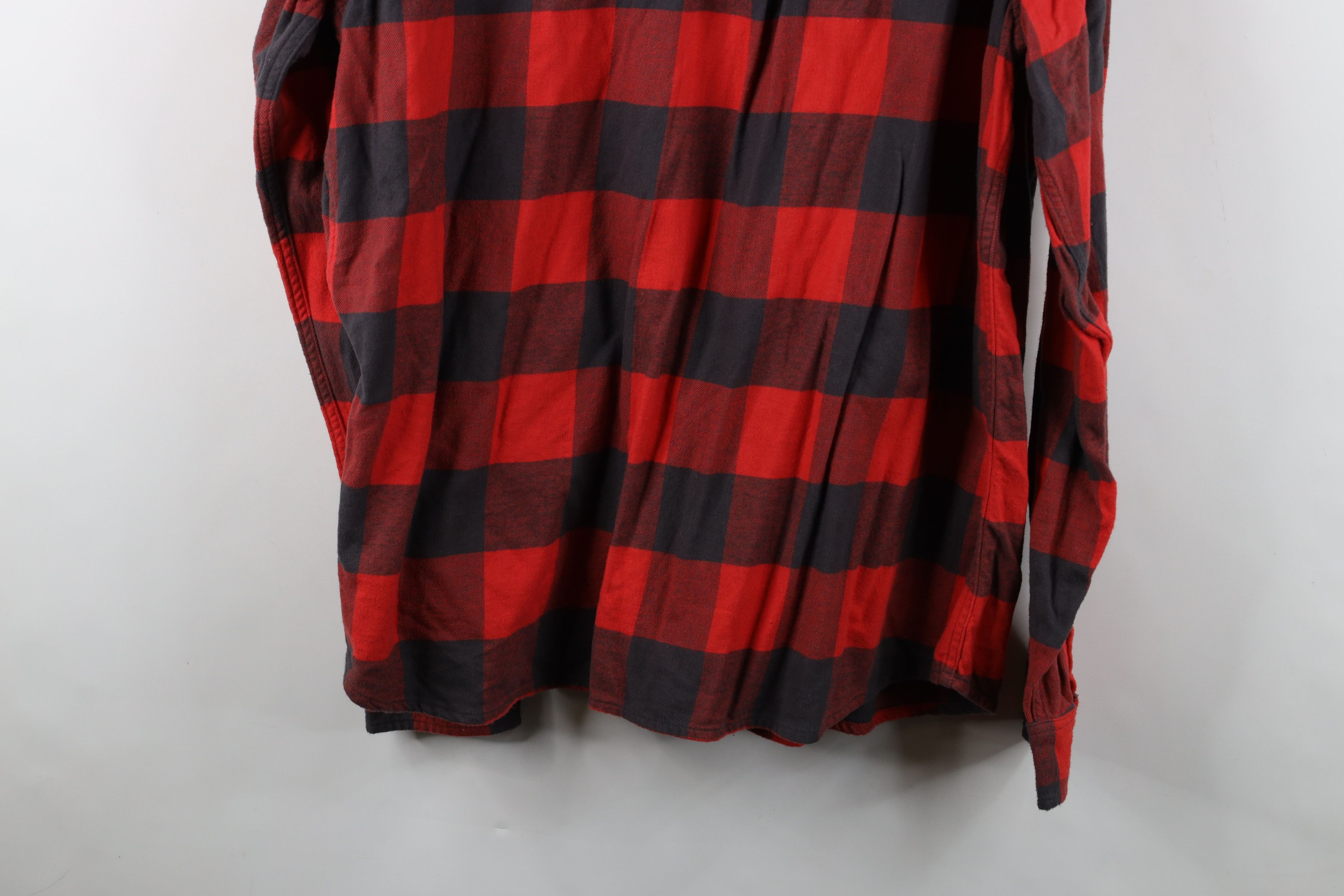 Vintage Vintage 90s Streetwear Flannel Collared Button Shirt Plaid Size US XXL / EU 58 / 5 - 13 Thumbnail