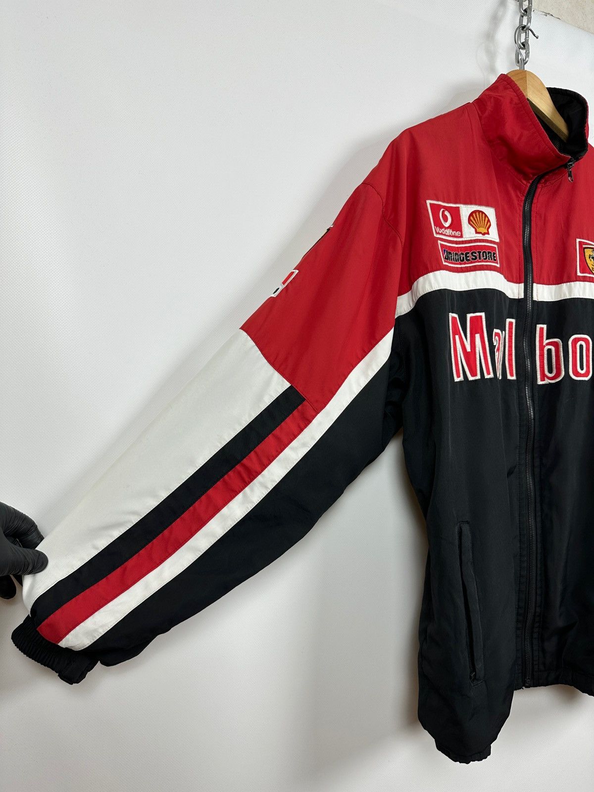 Ferrari Vintage Ferrari Marlboro Vodafone Racing Light Track Jacket Size US XL / EU 56 / 4 - 14 Thumbnail