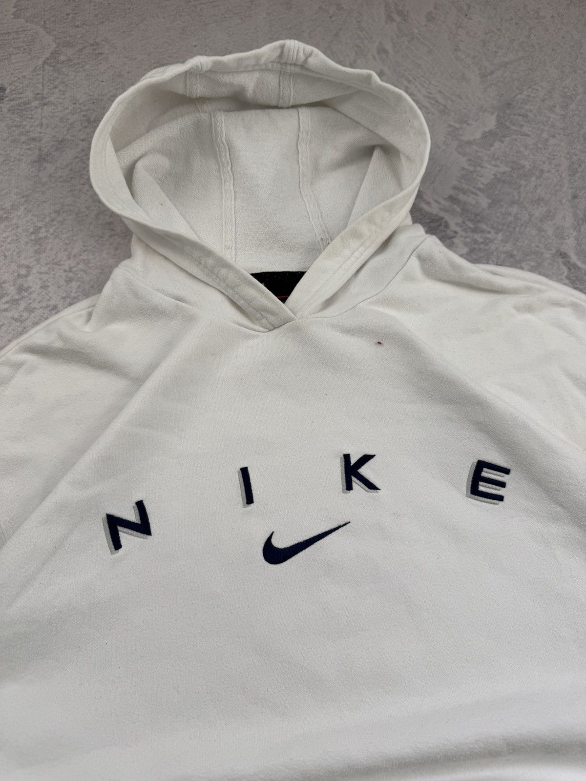 Nike × Vintage NIKE VINTAGE CENTER LOGO OVERSIZE BOXY HOODIE Size US L / EU 52-54 / 3 - 3 Thumbnail