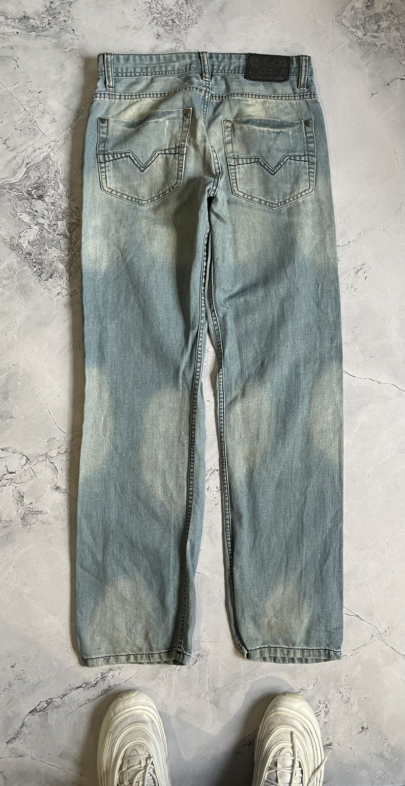 Diesel × Vintage Diesel US33 Denim Pants Faded Printed Size US 32 / EU 48 - 3 Thumbnail