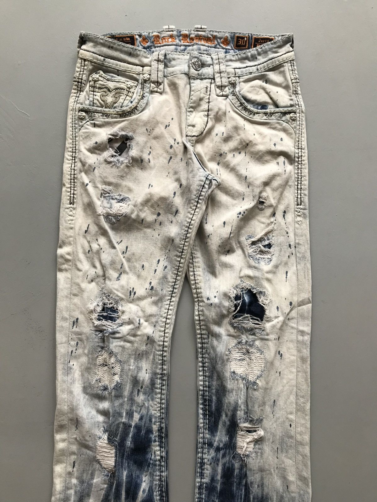 Rock Revival Vintage rock revival acid wash denim Size US 32 / EU 48 - 10 Thumbnail