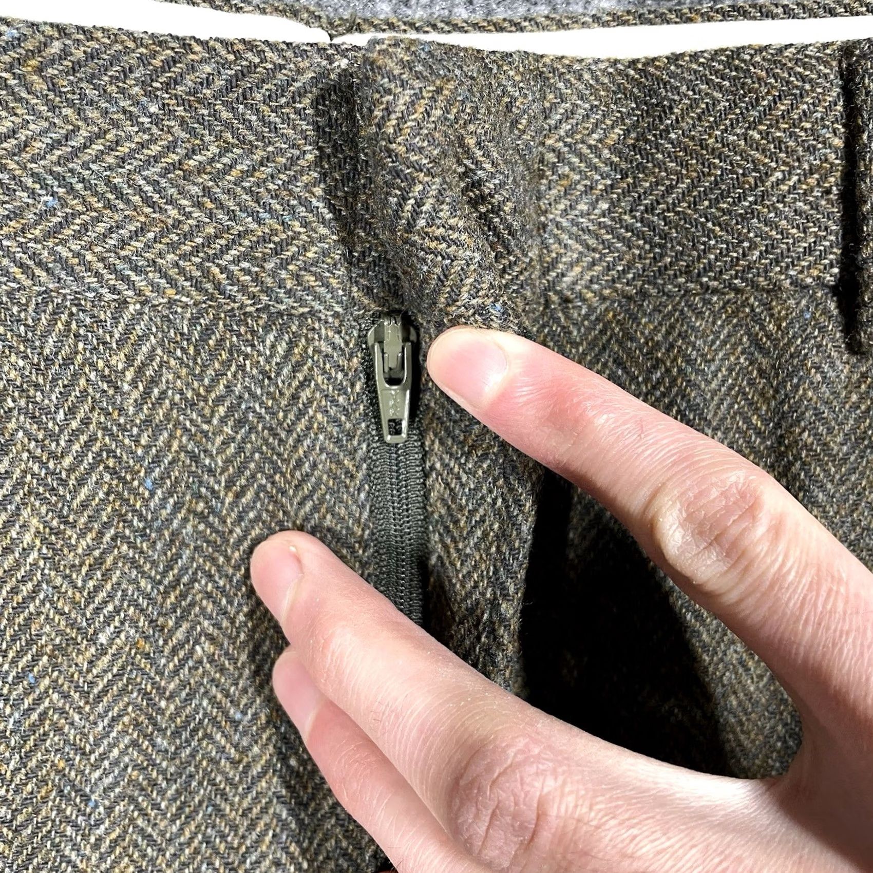 Polo Ralph Lauren VINTAGE Polo Ralph Lauren Pants 36x34 Tweed Wool Cotton 80s 90s Mens Size US M / EU 48-50 / 2 - 5 Thumbnail