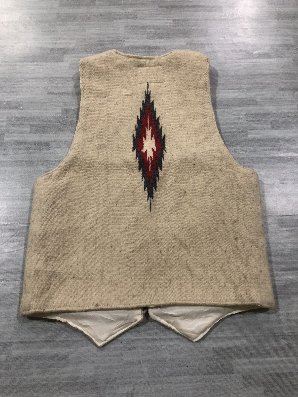 Native Vintage Chimayo Wool Novajo Vest Native Design Size US S / EU 44-46 / 1 - 2 Thumbnail