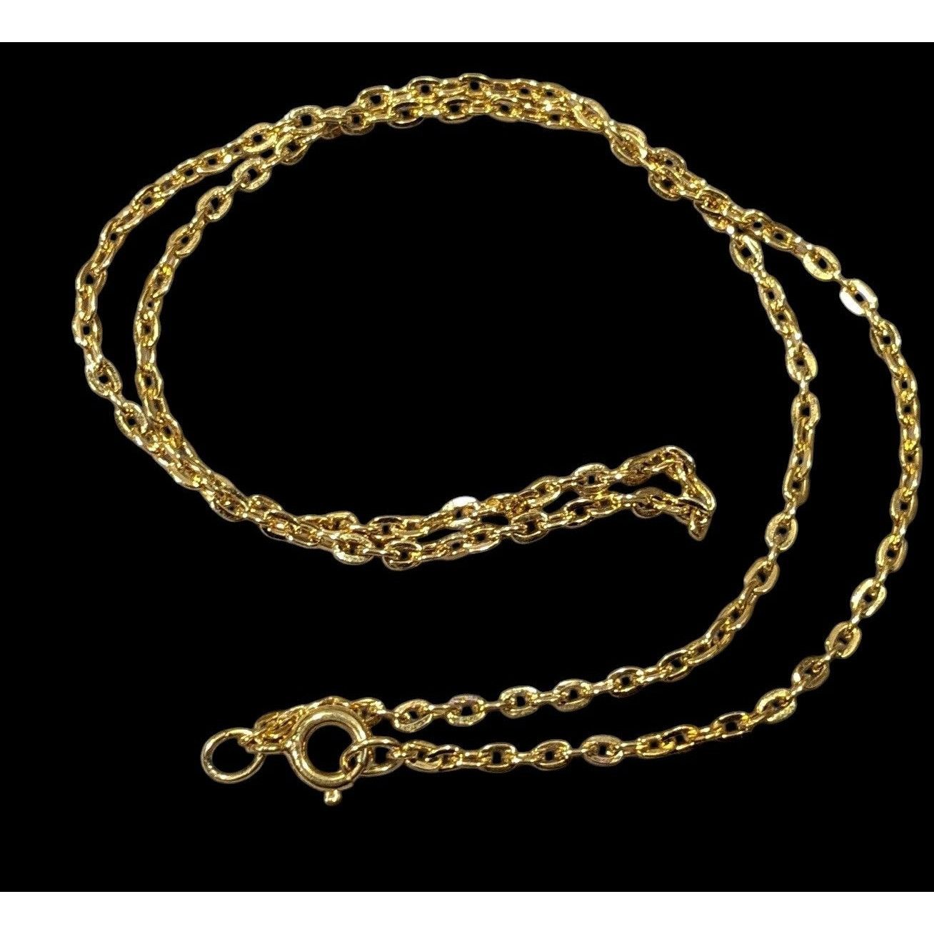 Other Simple Elegant Bright Gold Tone Chain Necklace Size ONE SIZE - 1 Thumbnail