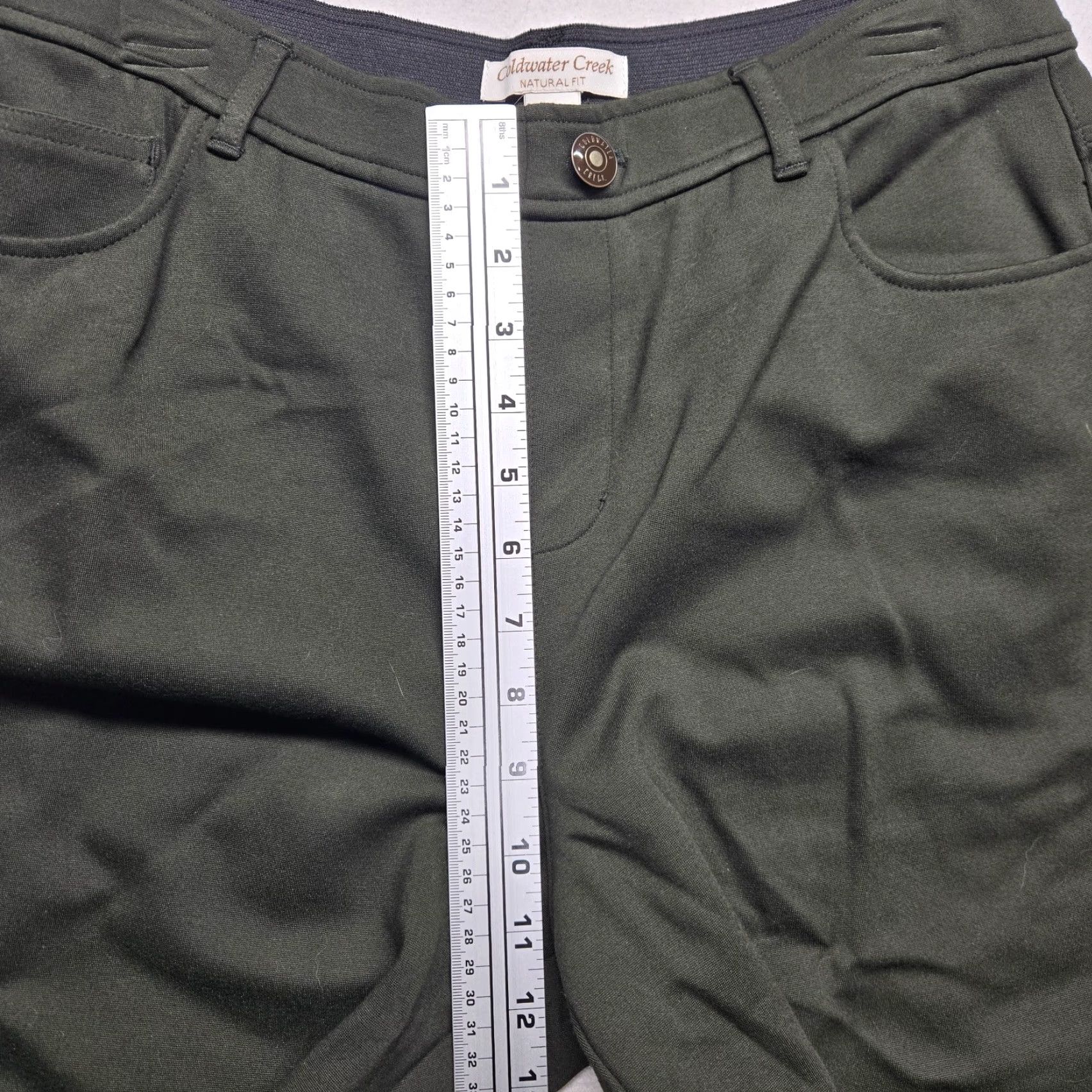 Coldwater Creek Coldwater Creek Pants Dress Black PL Petite Wide-Leg 14 Womens Belt Loops Thick Pull On Dress Pants Black Size 36" / US 14 / IT 50 - 5 Thumbnail