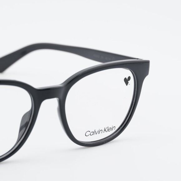 Calvin Klein Calvin Klein CK24522 001 Eyeglasses Black 52mm Square Frame Size ONE SIZE - 2 Thumbnail
