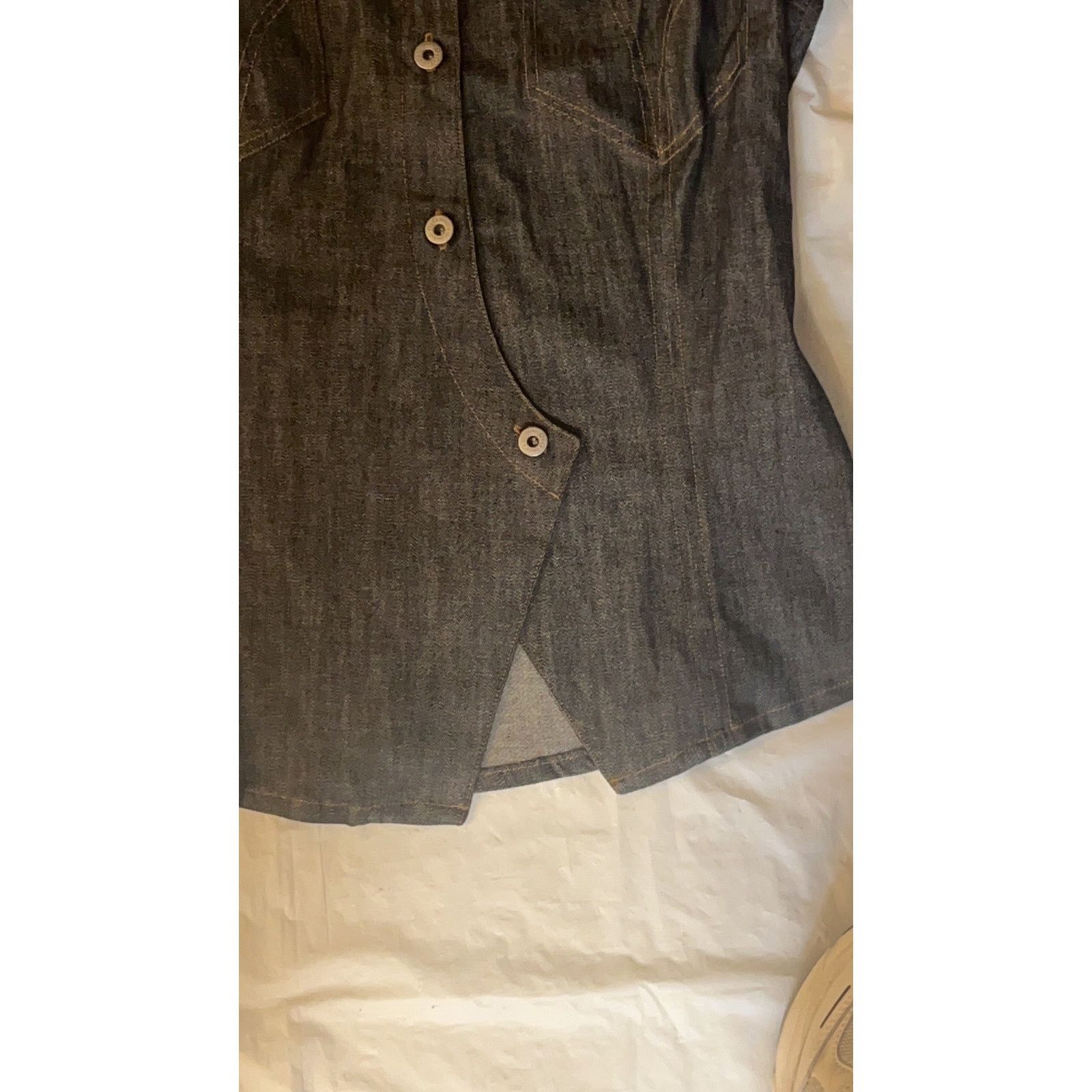 Dolce & Gabbana Vintage Y2K Dolce & Gabbana Black Dark Wash Denim Size S / US 4 / IT 40 - 5 Thumbnail