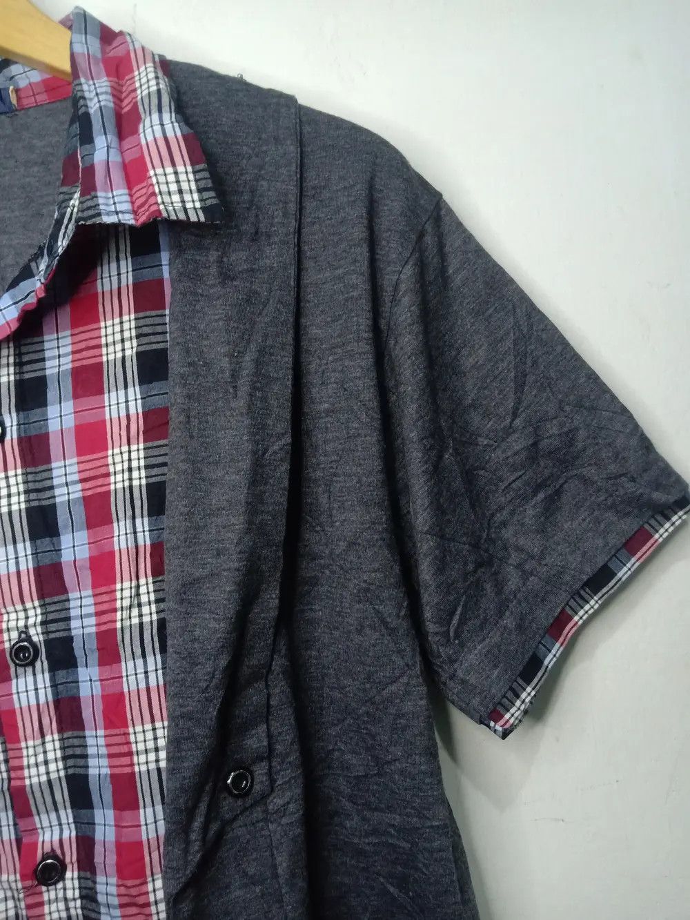 Beauty Beast CBK Japanese Archieve Plaid Shirt Double Layer Cardigan Size L / US 10 / IT 46 - 4 Thumbnail