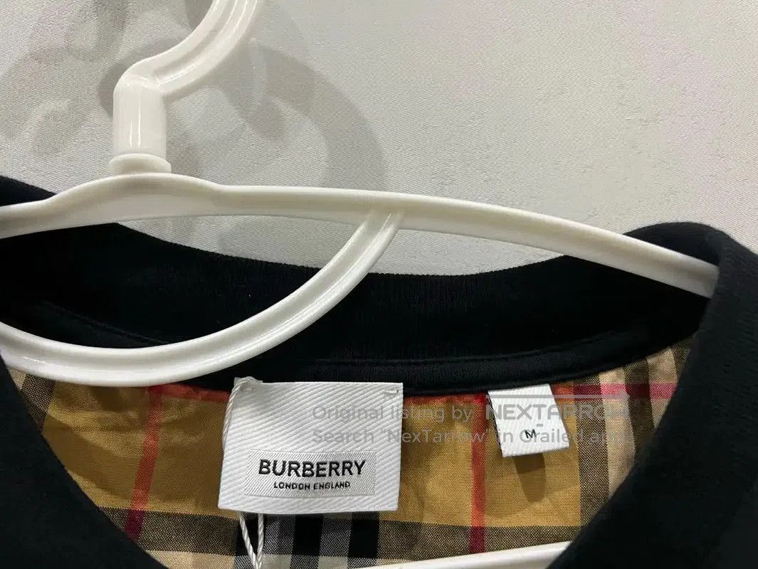 Burberry Burberry Black Cotton T. Size US M / EU 48-50 / 2 - 4 Thumbnail