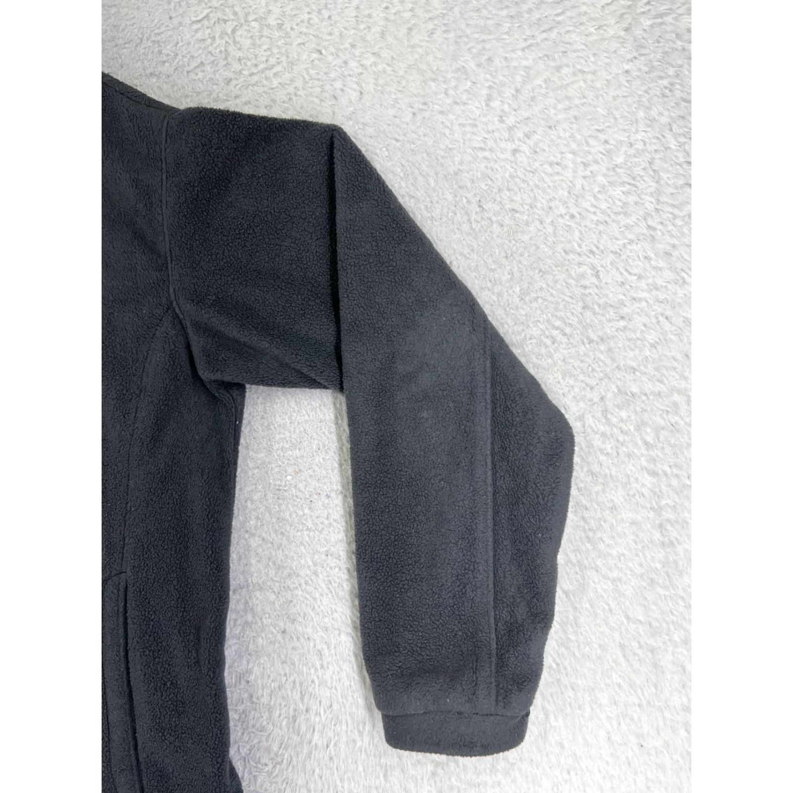 The North Face The North Face Jacket Womens Large Gray Full Zip Fleece 100% Polyester Mock Neck Size L / US 10 / IT 46 - 2 Thumbnail