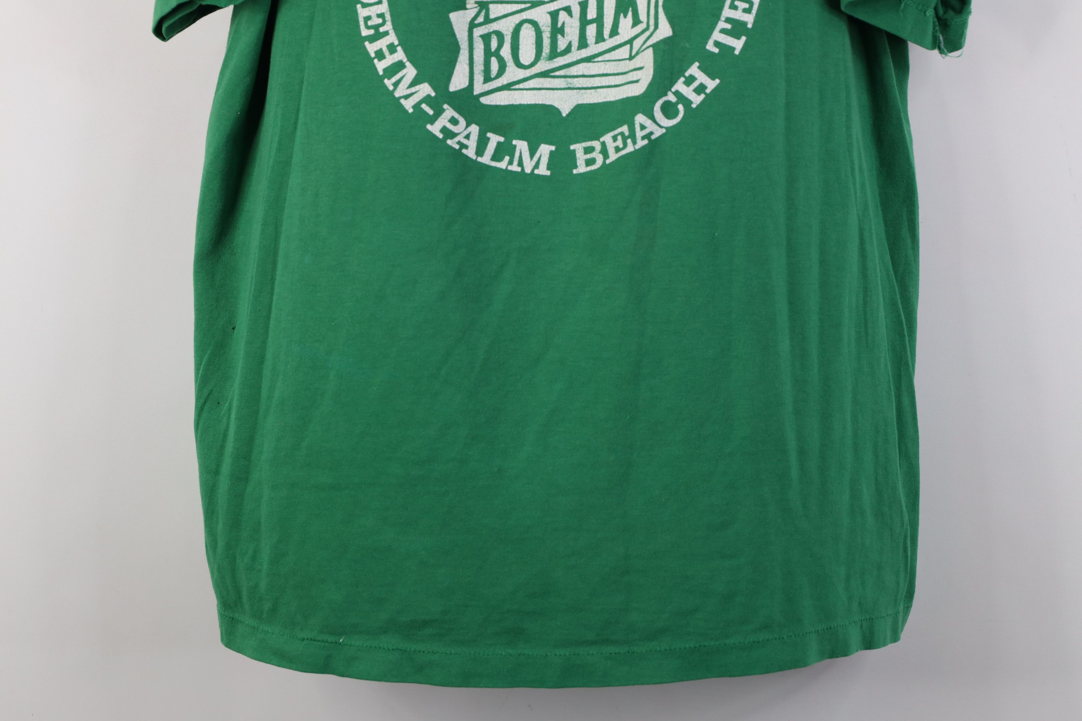 Vintage Vintage 80s Boehm Palm Beach Team Polo Tanoira T-Shirt USA Size US XL / EU 56 / 4 - 3 Thumbnail