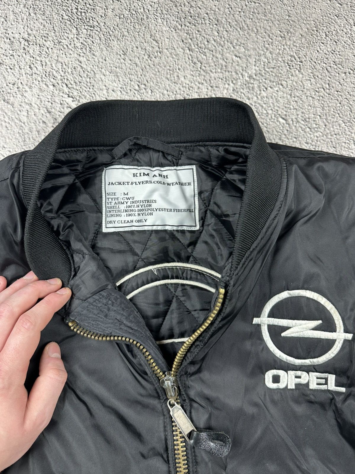 Other VTG Opel Nylon Bomber Kim Anh Flyer’s Type MA-1 Jacket Size US M / EU 48-50 / 2 - 6 Thumbnail
