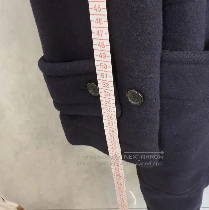 Burberry Burberry Winter Navy Wool Blend Long Coat. Size US M / EU 48-50 / 2 - 8 Thumbnail
