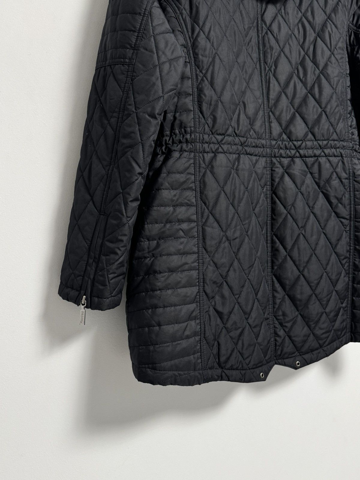 Barbour Barbour B.INTL Quilt Long Sleeve Jacket Hooded Fur Trim Wom Size L / US 10 / IT 46 - 17 Thumbnail