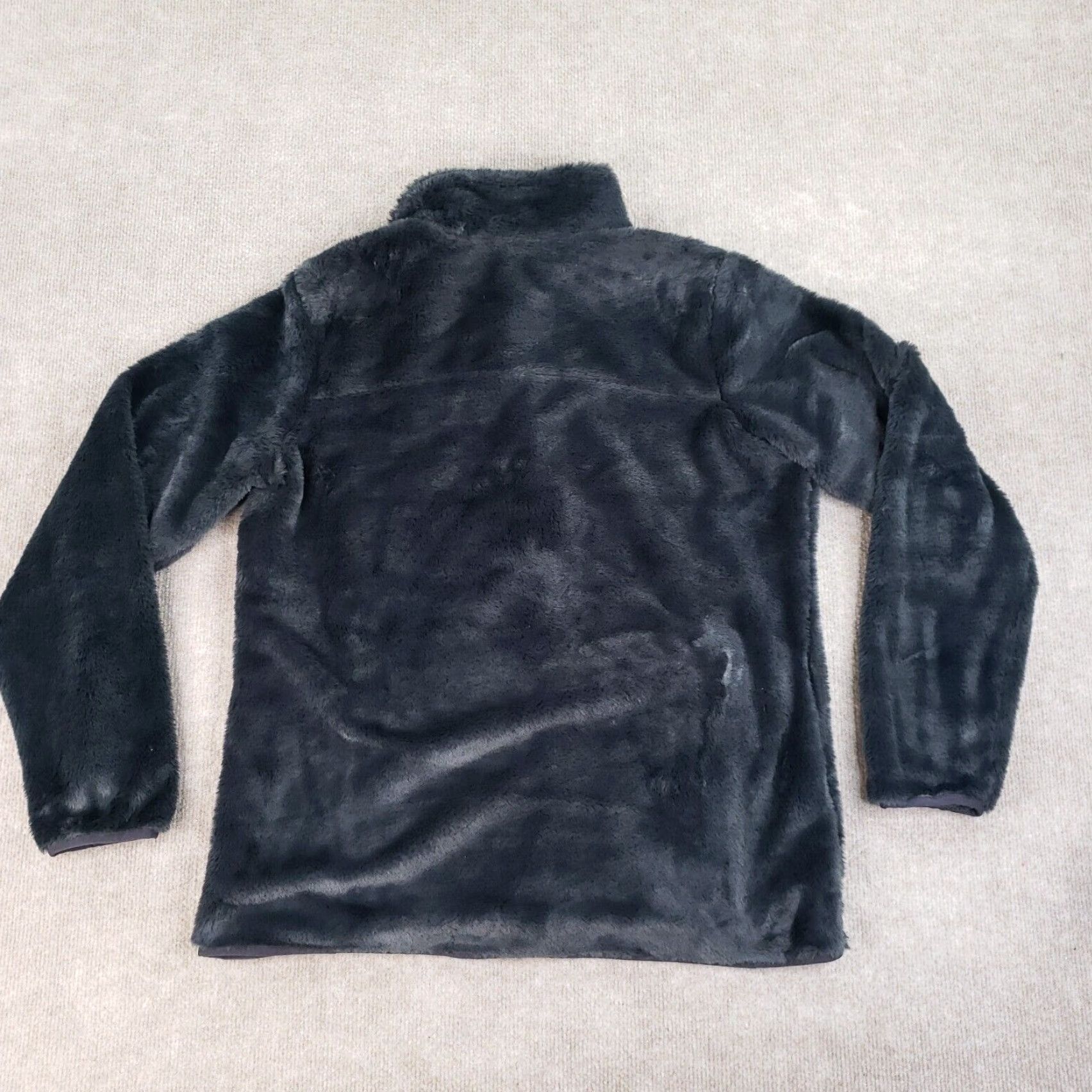 Vintage Columbia Jacket Womens Large Black Full Zip Mock Neck Fleece Pockets Size L / US 10 / IT 46 - 8 Thumbnail