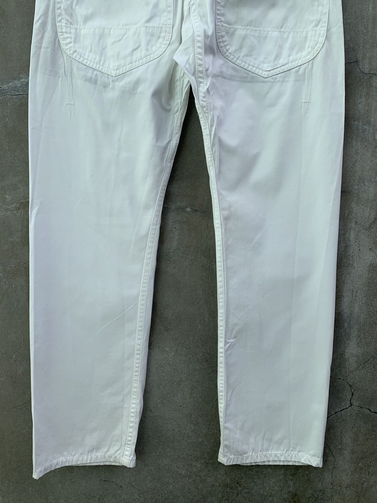 Junya Watanabe Cinch Back White Trousers Size US 30 / EU 46 - 6 Thumbnail
